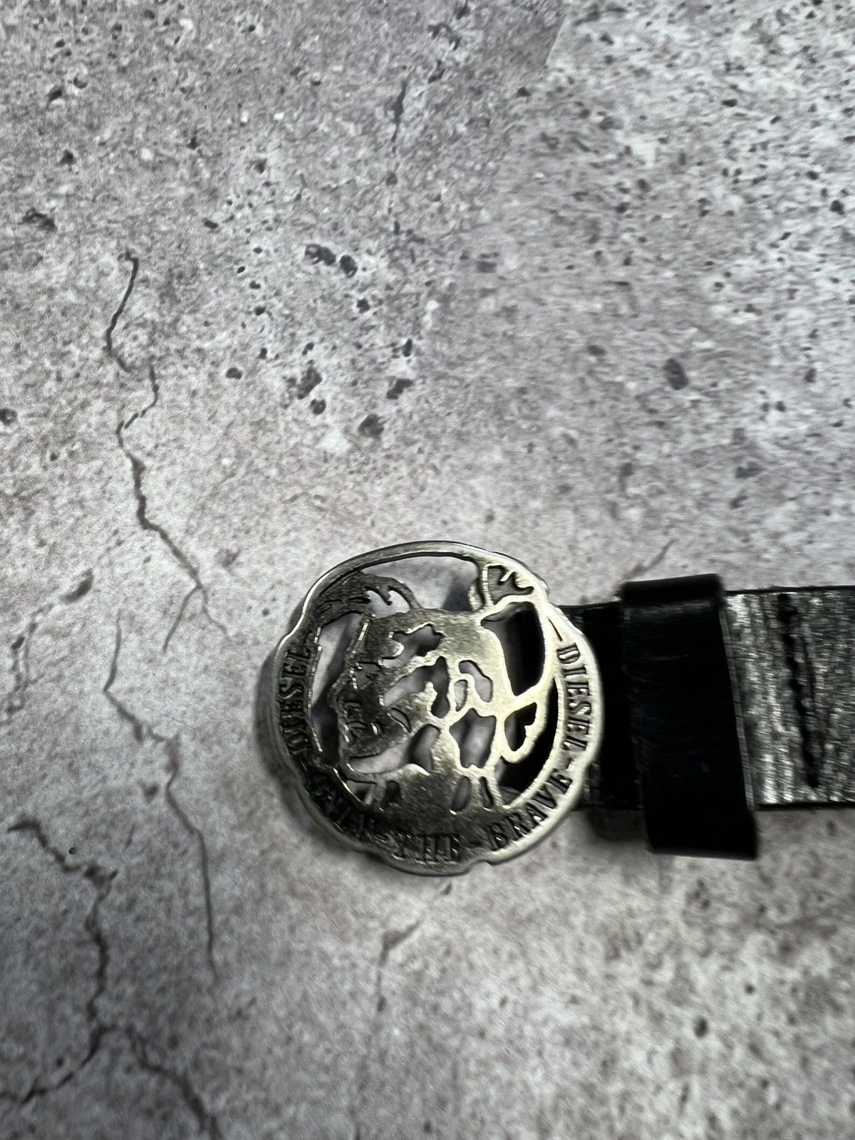 Diesel Vintage Diesel Leather Belt Monogram Big Logo Japanesse Y2K Size ONE SIZE - 9 Thumbnail