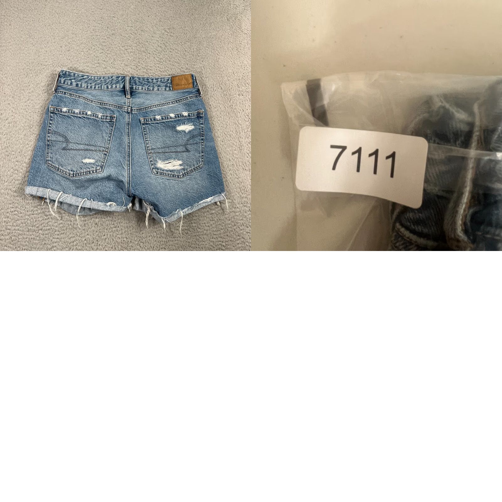 American Eagle Outfitters VINTAGE American Eagle Shorts Womens 2 Tomgirl Mid Rise Cuffed Denim Casual Summer Size 26" / US 2 / IT 38 - 8 Thumbnail