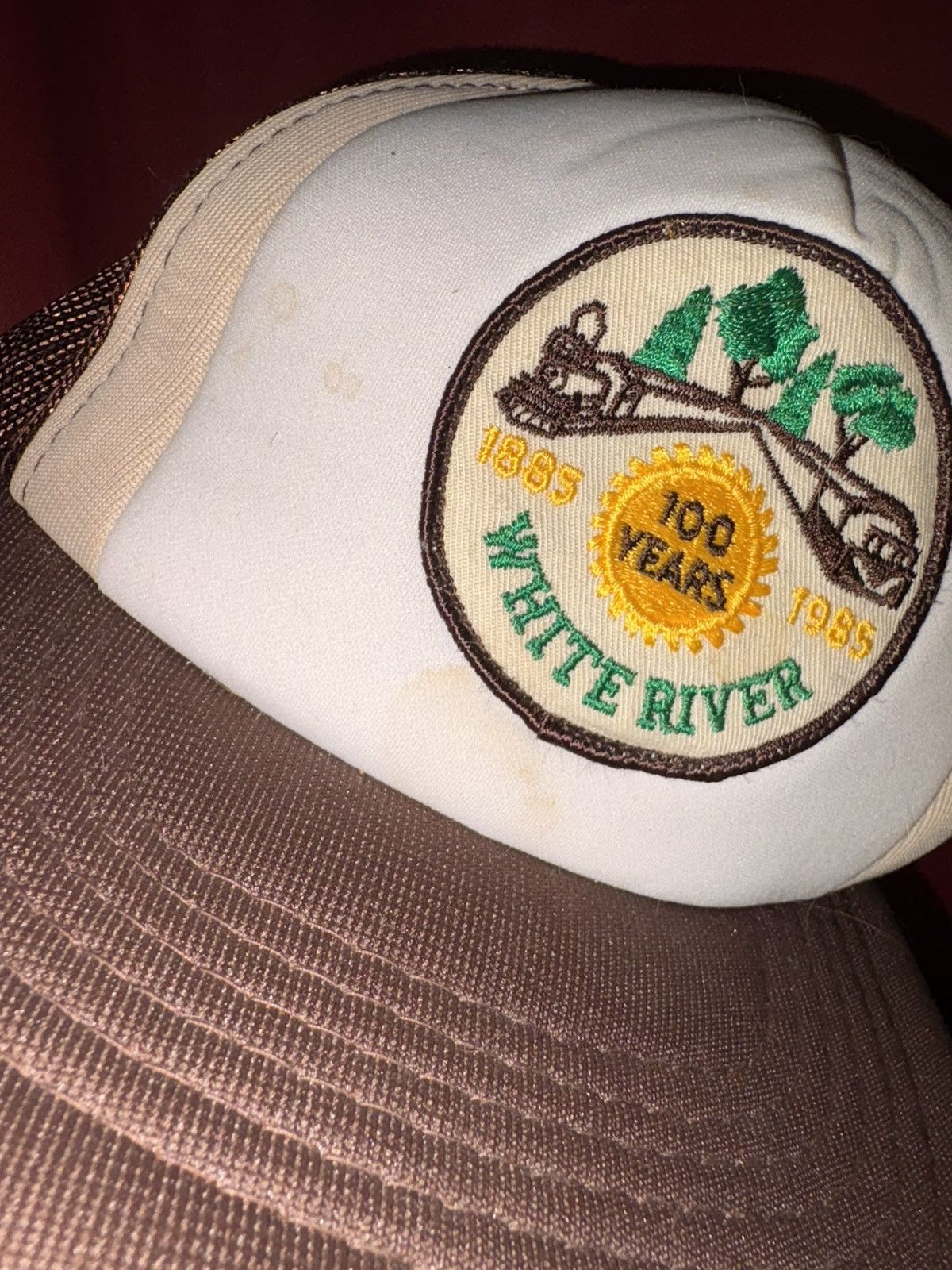 Vintage Vintage White River Trucker Hat 80’s Centennial Grail Size ONE SIZE - 4 Thumbnail