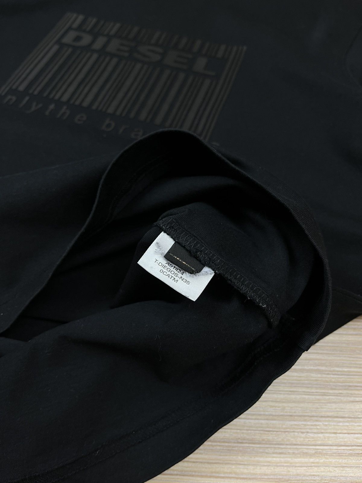 Diesel × Vintage Vintage Y2K Diesel Big Logo Script Japan Tee Shirt Size US L / EU 52-54 / 3 - 7 Thumbnail