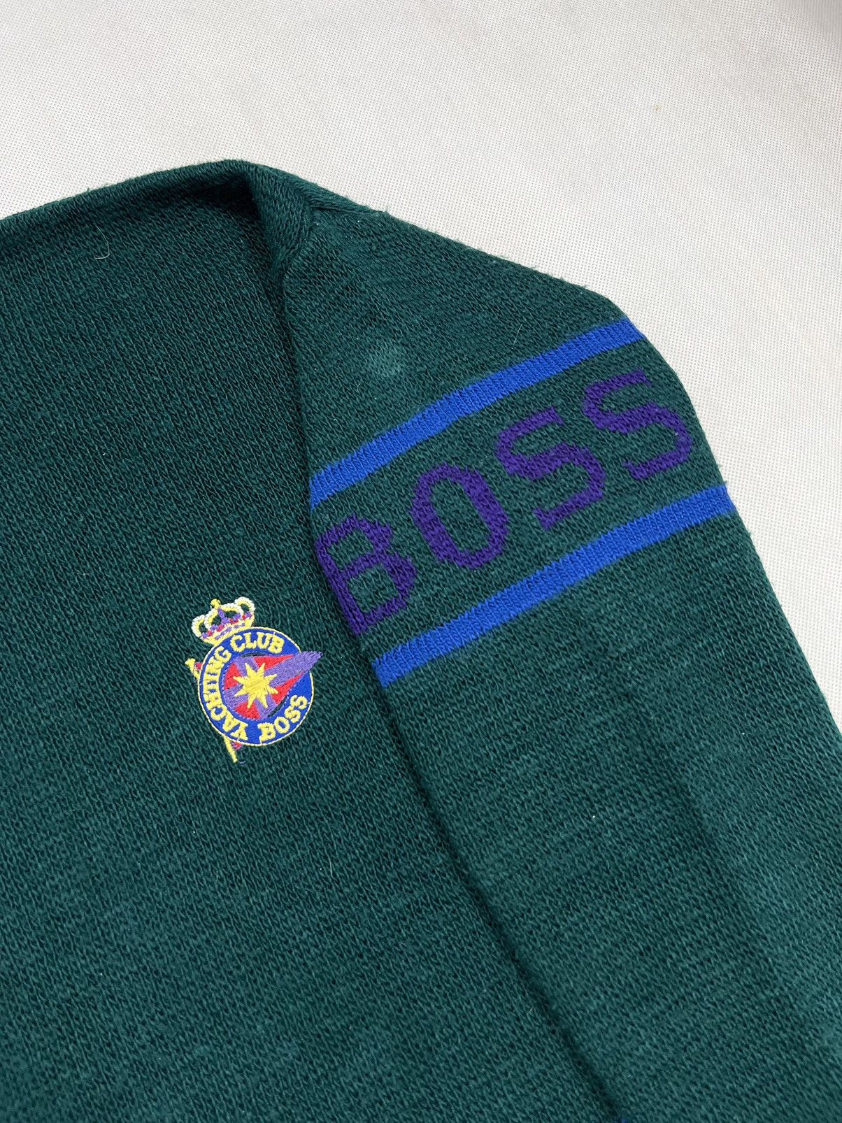 Hugo Boss × Vintage Rare Sweater Hugo Boss Vintage 80’s 90’s boxy fit 69x67 Size US XXL / EU 58 / 5 - 2 Thumbnail