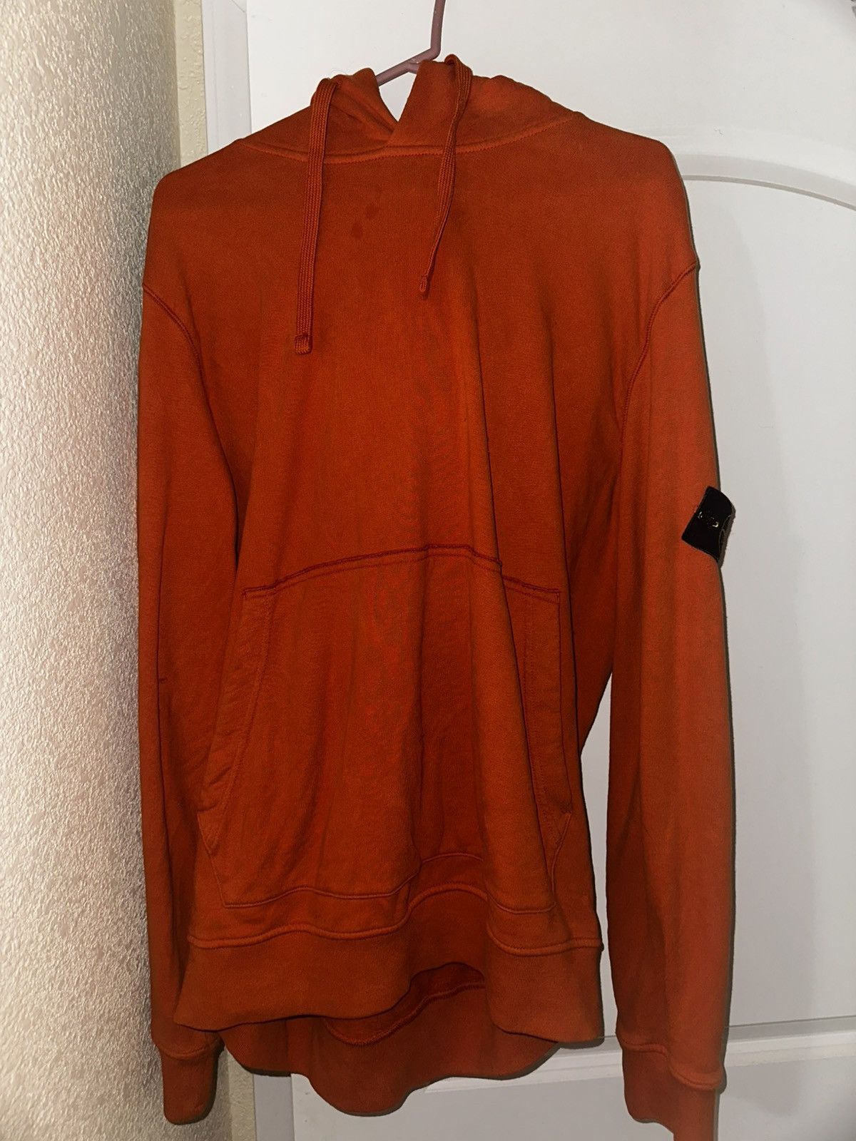 Stone Island Stone Island Orange Hoodie Size US L / EU 52-54 / 3 - 1 Thumbnail
