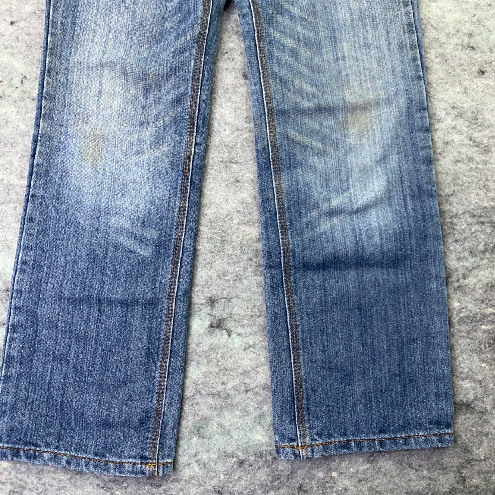 Vintage VINTAGE Fusai Jeans Mens 30 Blue Denim Straight Relaxed 28" Inseam 1997 90s Mens Size US 30 / EU 46 - 7 Thumbnail