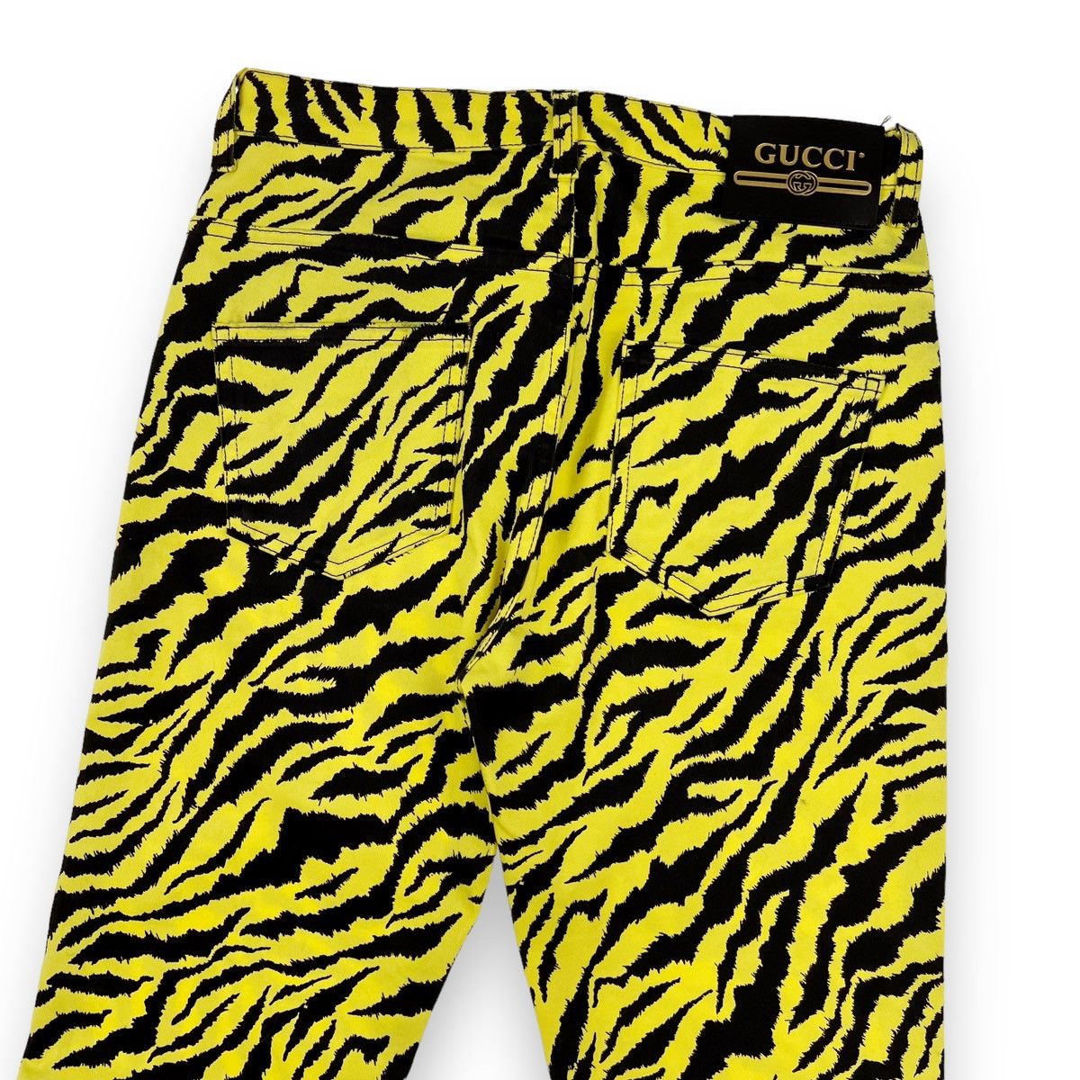 Gucci Gucci Yellow Zebra Skinny Jeans Size US 28 / EU 44 - 3 Thumbnail