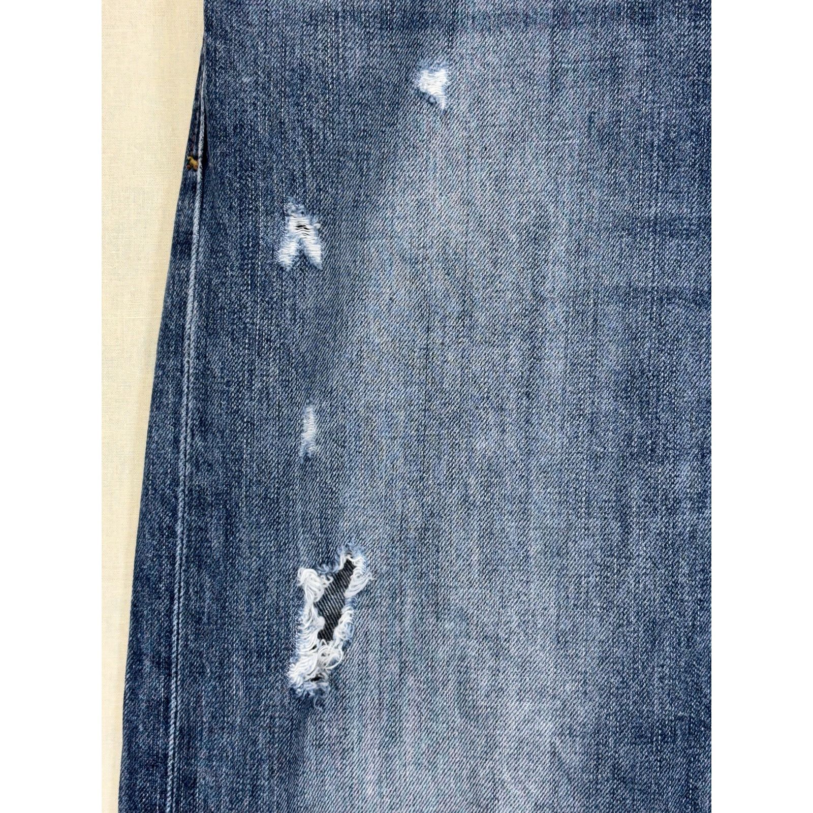 Diesel Diesel Viker Straight Leg Jeans Blue Wash W34 Distressed Size US 34 / EU 50 - 11 Thumbnail