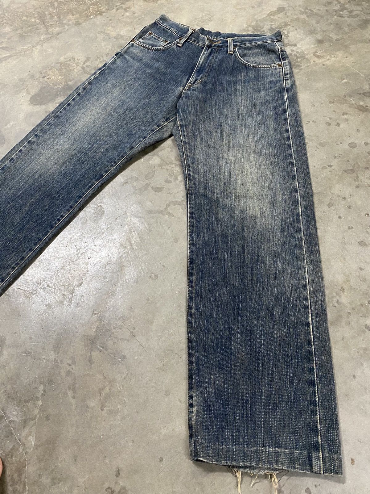 Edwin × Hysteric Glamour × Tornado Mart Made in Japan Vintage Edwin 405 Rusty Jeans @263 Size US 29 - 2 Thumbnail