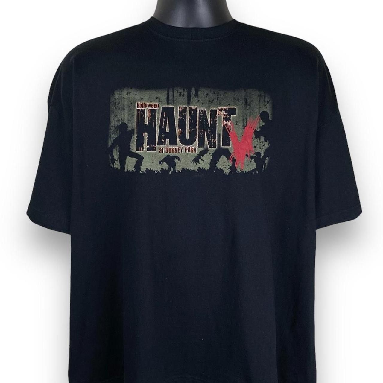 Vintage Vintage Halloween Haunt Dorney Park Horror Tee Tshirt Size US XXL / EU 58 / 5 - 1 Thumbnail