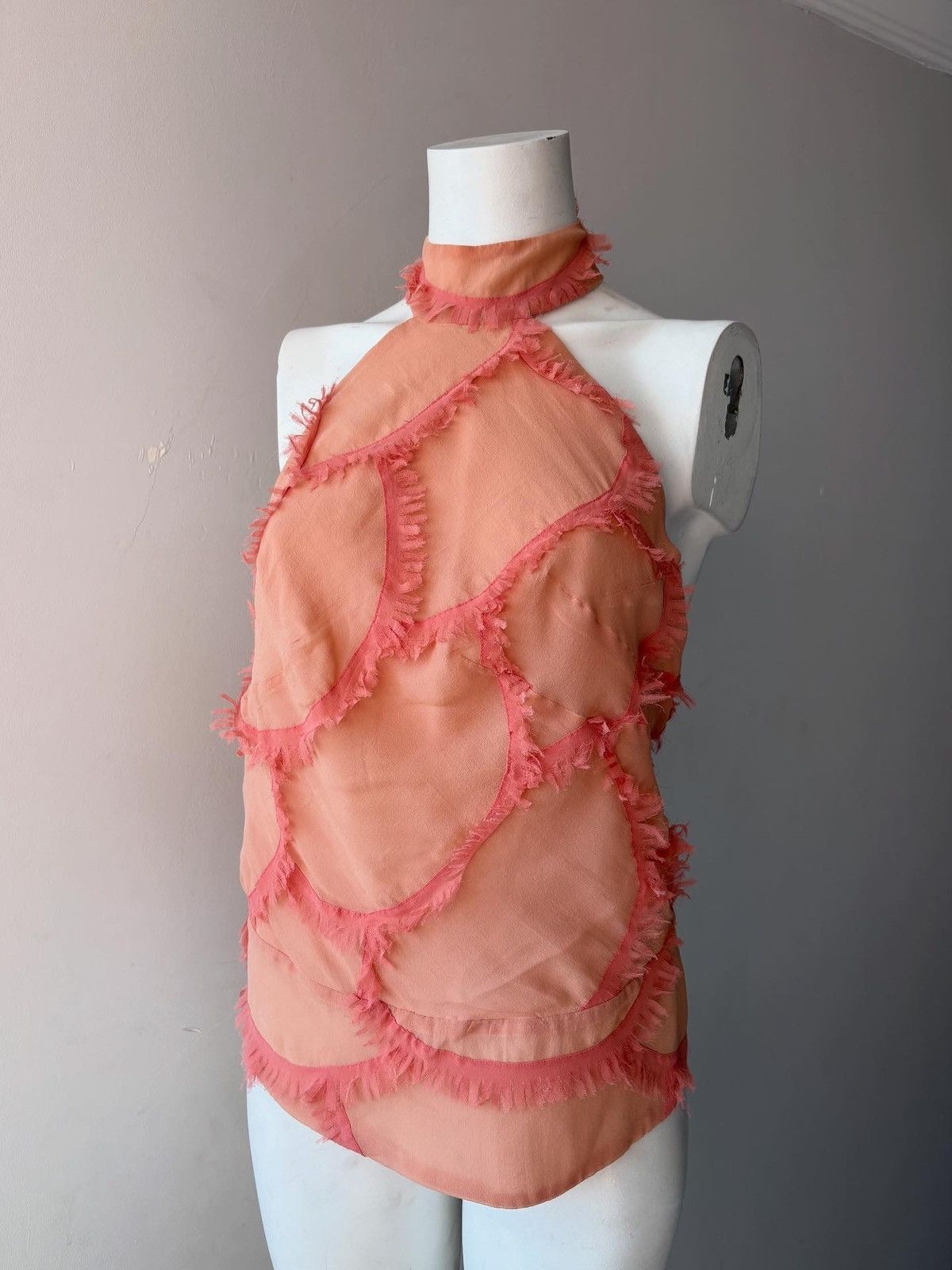 Vintage Silk blouse Size S / US 4 / IT 40 - 4 Thumbnail