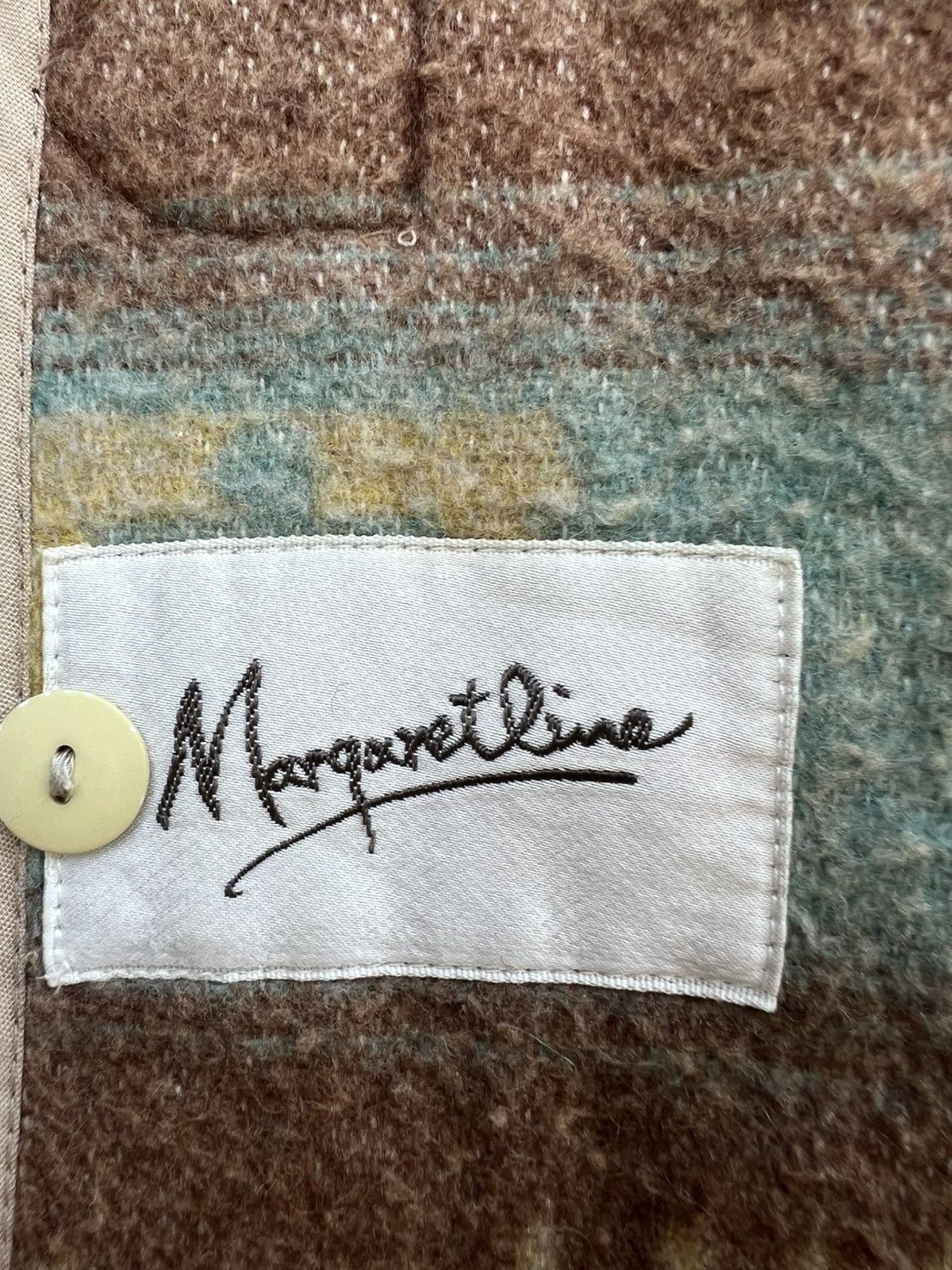 Japanese Brand Vintage Margaretline Aztec Wool Duffle Coat Native American Size US XL / EU 56 / 4 - 2 Thumbnail