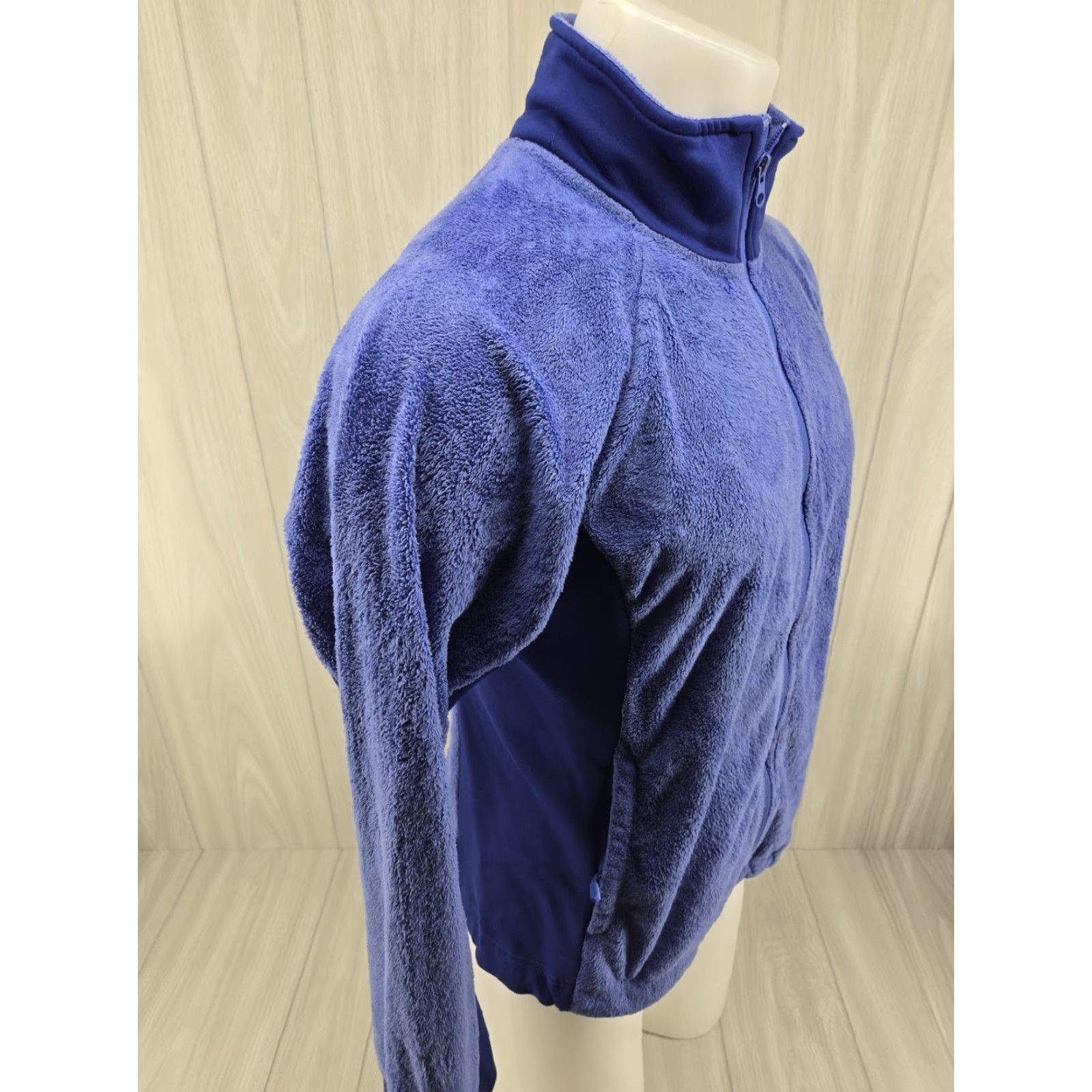 Mountain Hardwear Mountain Hardwear Full Zip Jacket Womens Medium Monkey Fleece Zip Pockets Blue Shirt/Outerwear Size M / US 6-8 / IT 42-44 - 7 Thumbnail