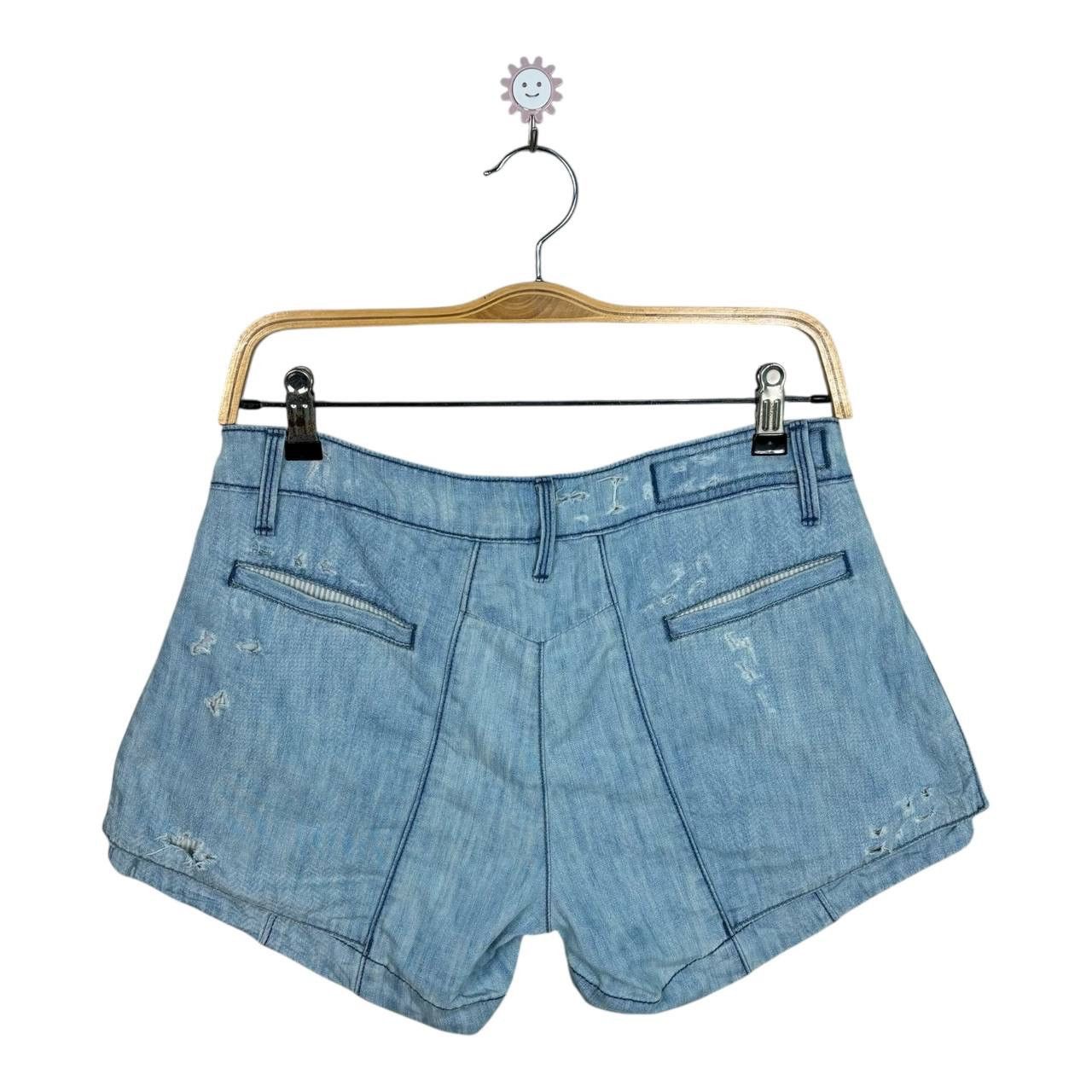 Marithe + Francois Girbaud Vtg Girbaud Distressed Denim Shorts M+FG Japan Takaya Shoji Size 30" / US 8 / IT 44 - 2 Thumbnail