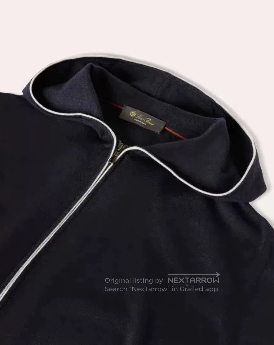 Loro Piana Loro Piana Men's Hooded Zip Jacket. Size US XL / EU 56 / 4 - 4 Thumbnail