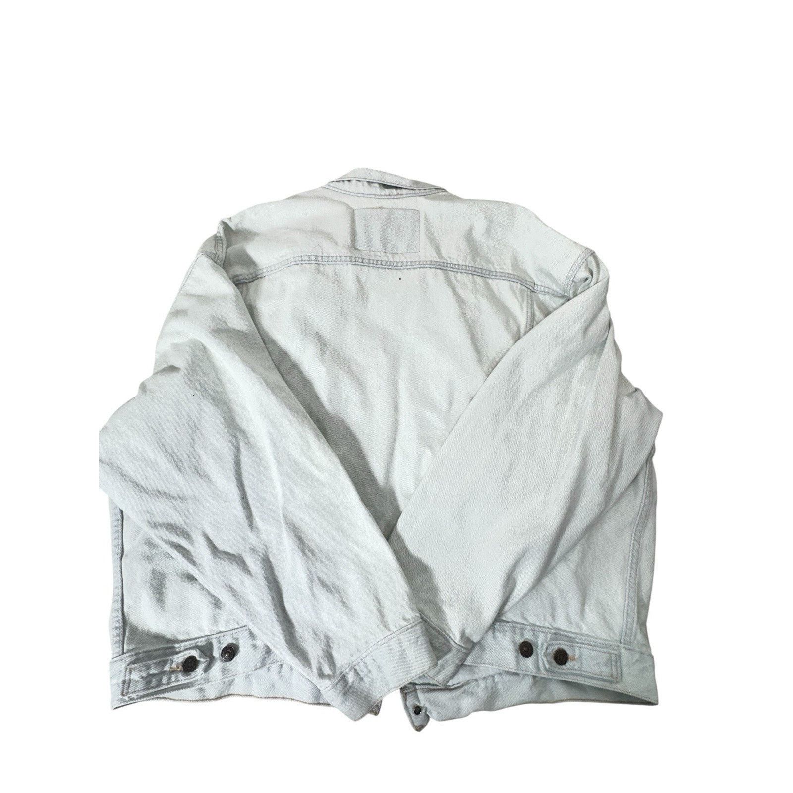 Levi's Vintage Levi’s Trucker Denim Jacket Size XXL White Wash USA Size US XXL / EU 58 / 5 - 4 Thumbnail