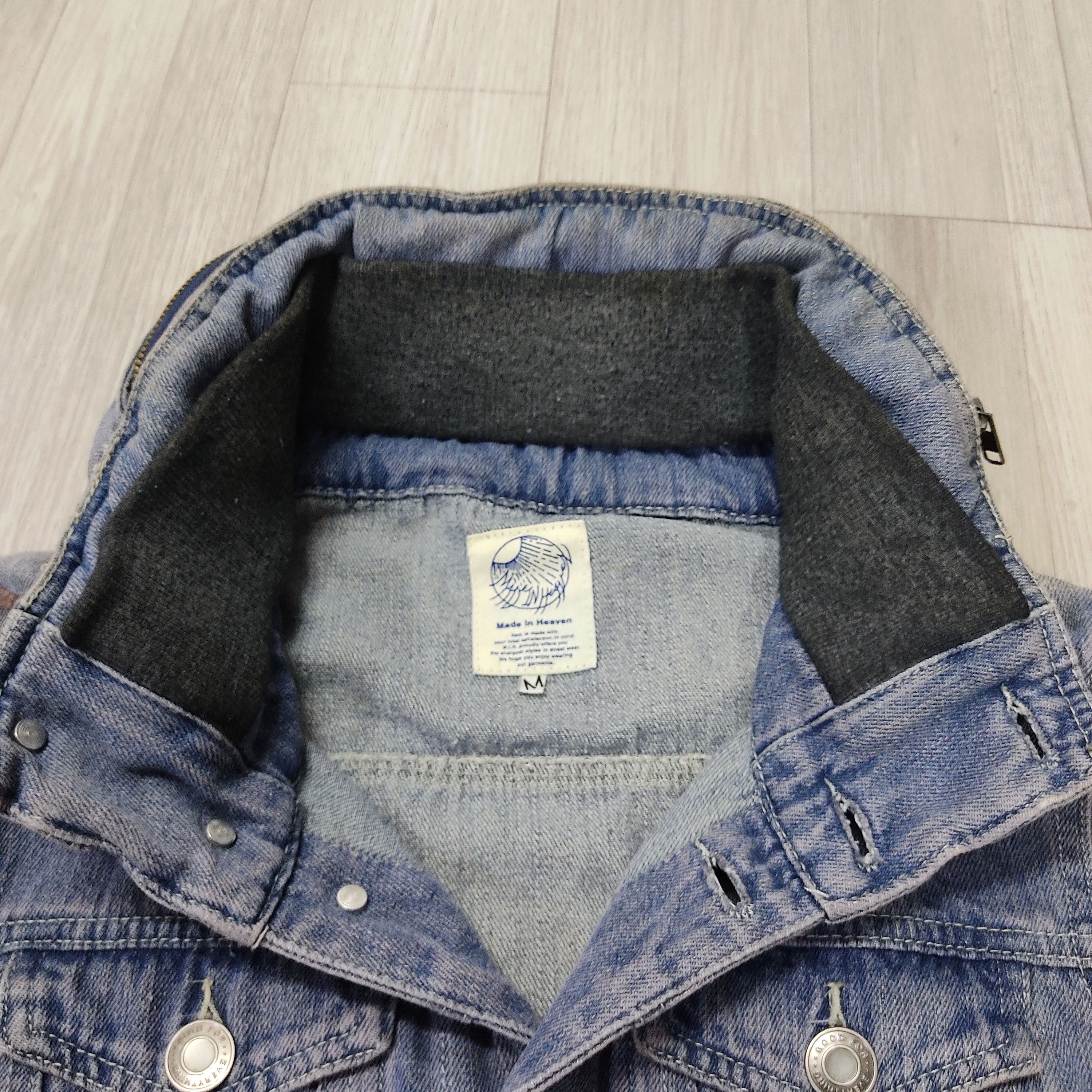 Japan Blue Made In Heaven Faded Distressed Denim Jacket Size US S / EU 44-46 / 1 - 7 Thumbnail
