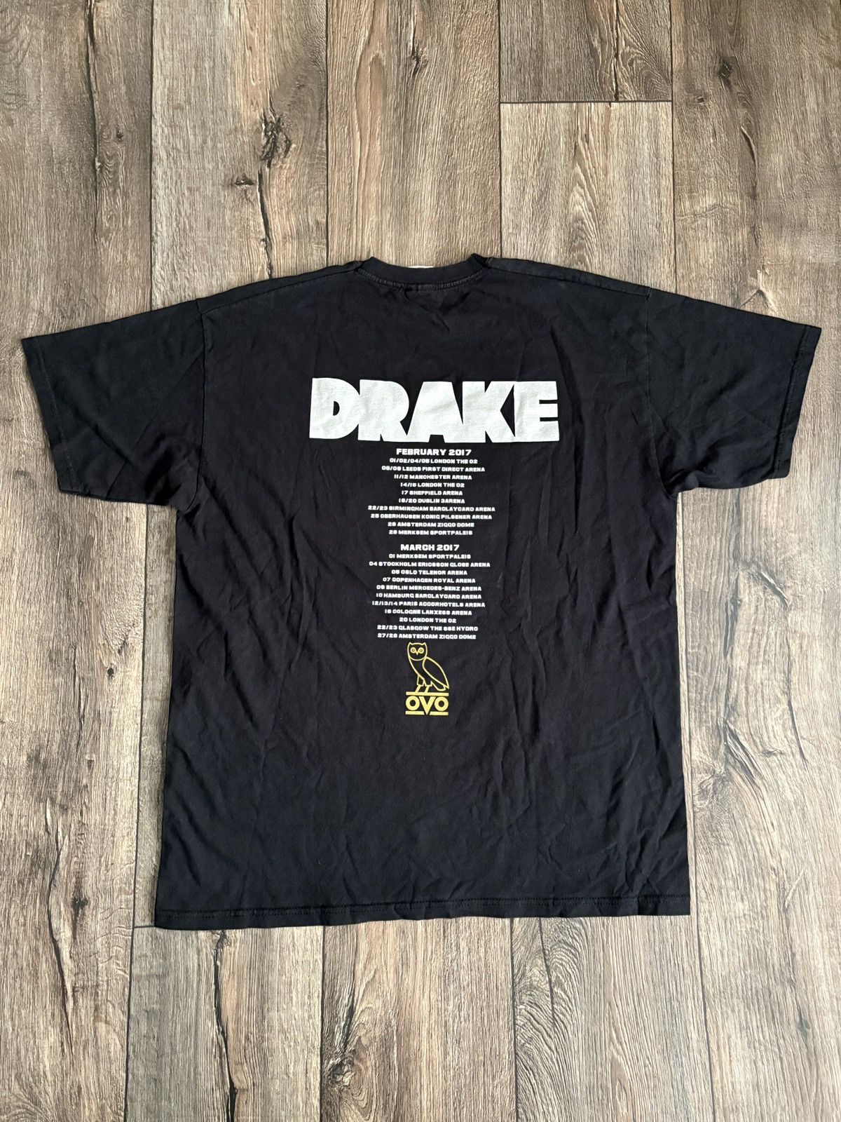 Drake 2017 Drake The Boy Meets World OVO Tour Rap T-Shirt Black Size US XL / EU 56 / 4 - 6 Thumbnail