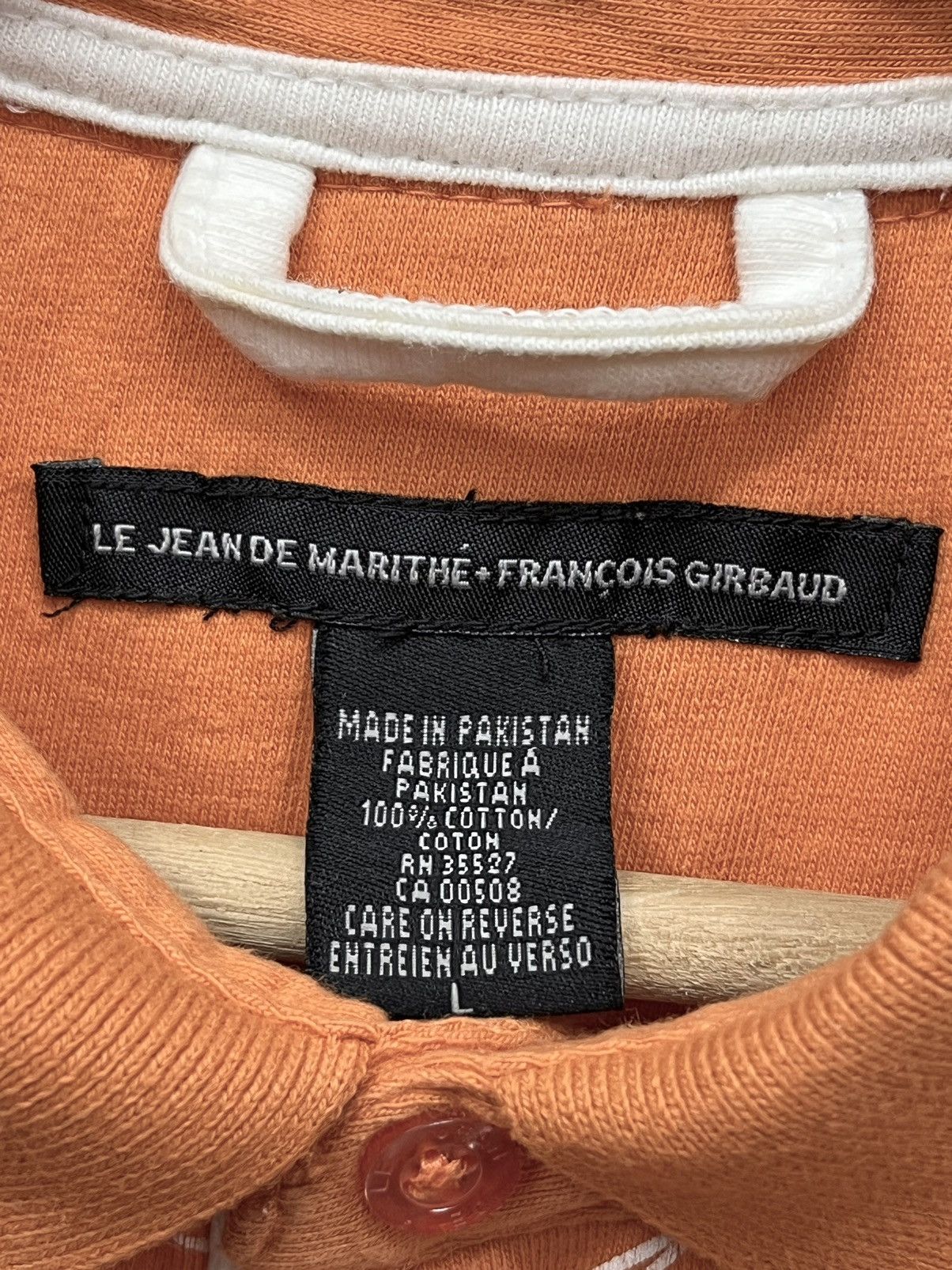 Marithe + Francois Girbaud FYE🔥Vintage Designer GIRBAUD Signature Monogram Polo Shirt Size US L / EU 52-54 / 3 - 6 Thumbnail