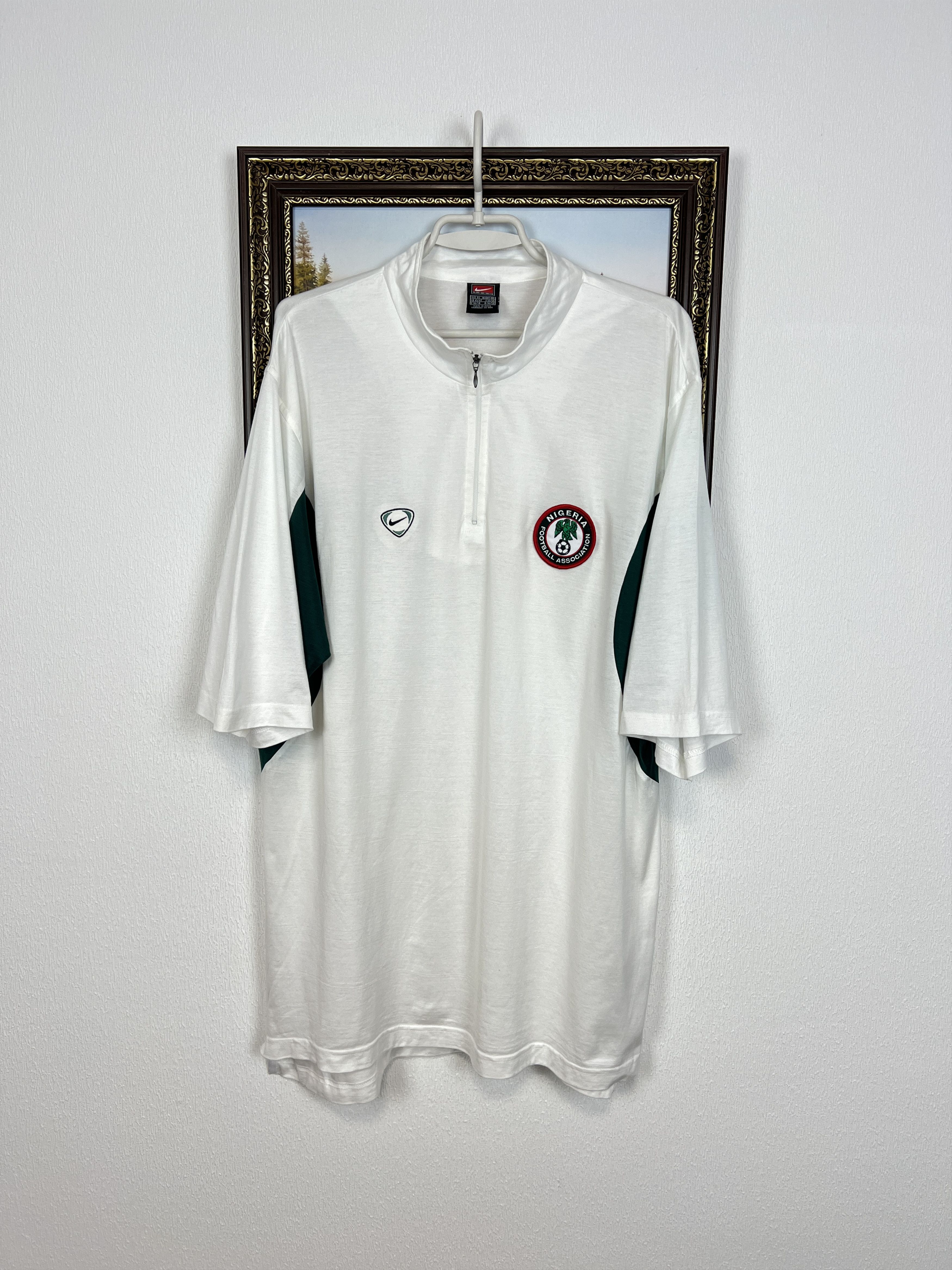 Vintage Nike Nigeria Football Shirt Soccer Train