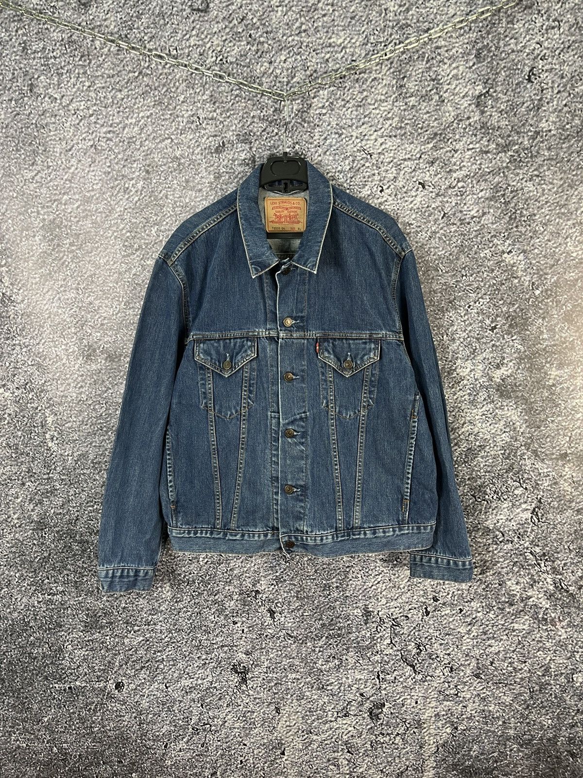 Levi's Men’s Vintage 90s Levi's Denim Jacket Trucker Y2K Size XL Size US XL / EU 56 / 4 - 1 Thumbnail