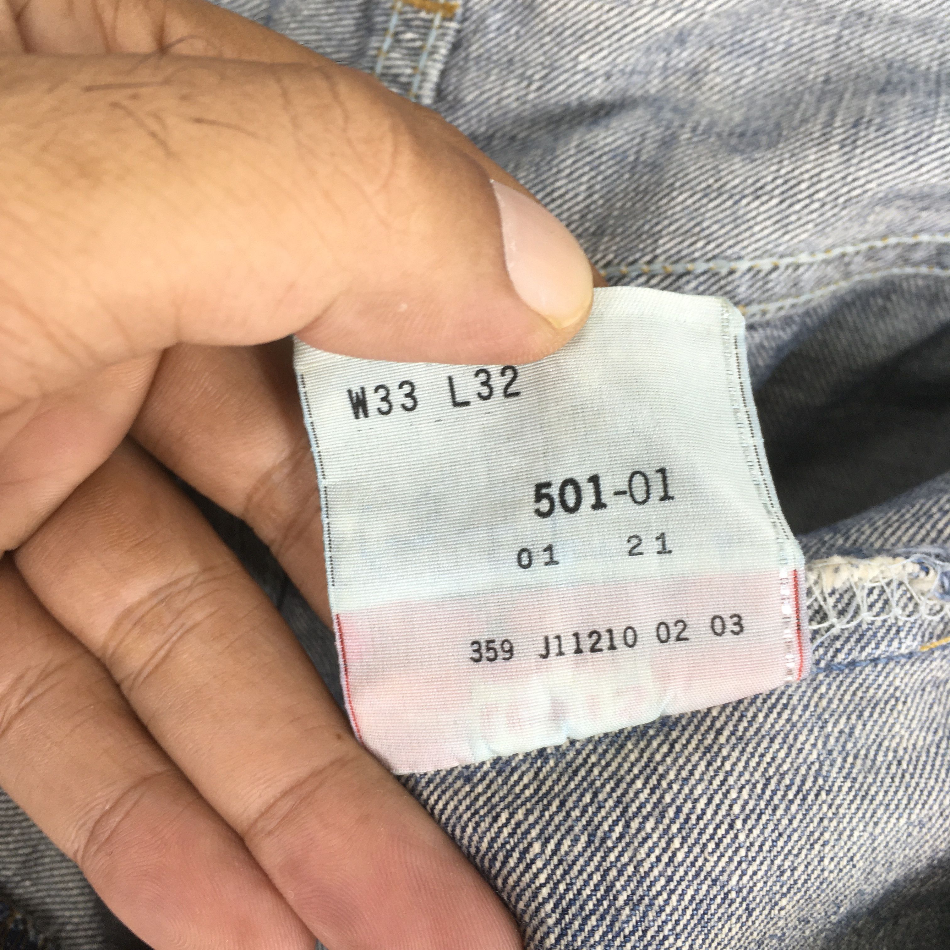 Levi's Size 30x31 Vintage 1990s Levi's 501 Faded Bluse Jeans S572 Size US 30 / EU 46 - 13 Thumbnail