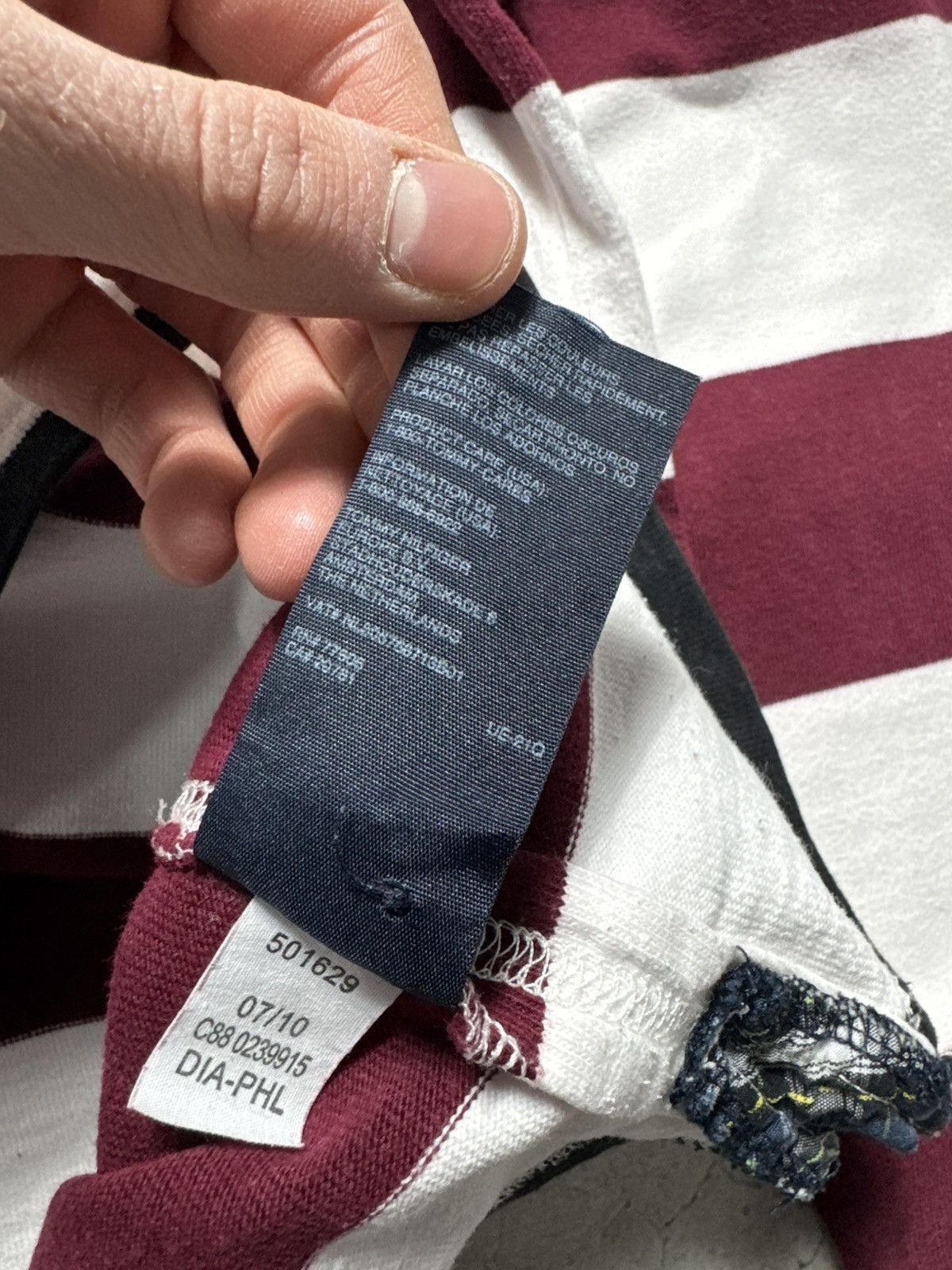 Tommy Hilfiger Tommy Hilfiger Striped Rugby Sweatshirt Size XL Size US XL / EU 56 / 4 - 9 Thumbnail