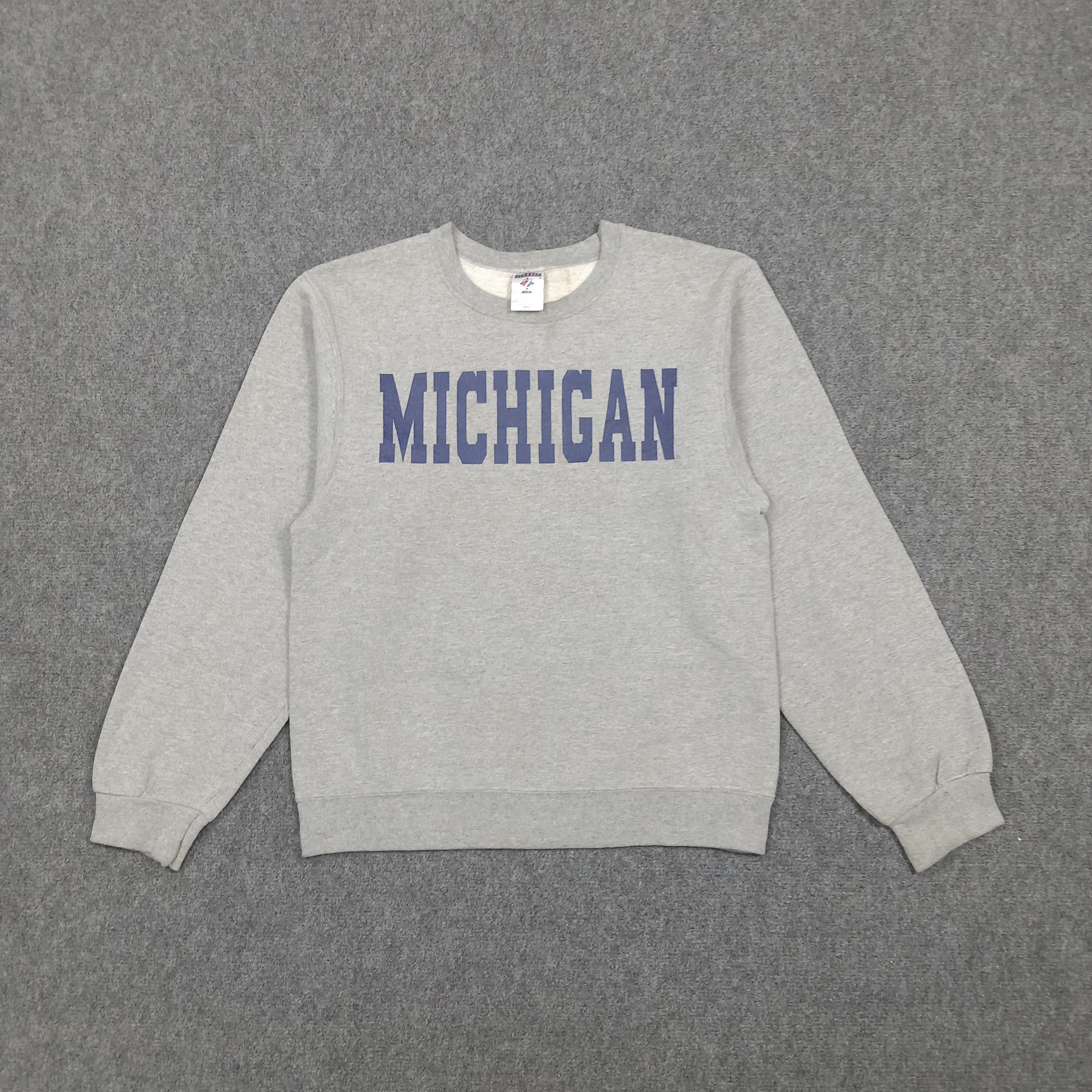Jerzees Michigan University Sweatshirt Pullover C278N7 Size US S / EU 44-46 / 1 - 1 Thumbnail