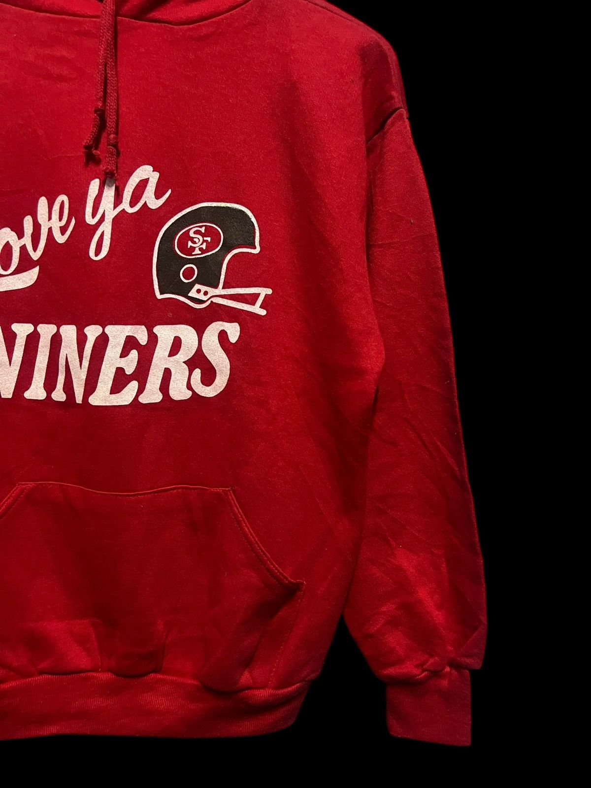 NFL Vintage 80s San Francisco 49ers Hoodie Sweatshirt Size US L / EU 52-54 / 3 - 5 Thumbnail