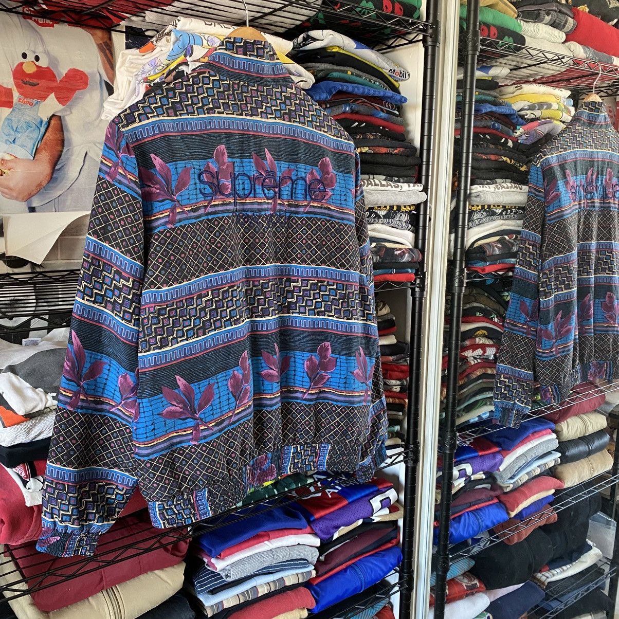 Supreme Supreme Silk Bomber Jacket Navy 2015 Size US S / EU 44-46 / 1 - 7 Thumbnail