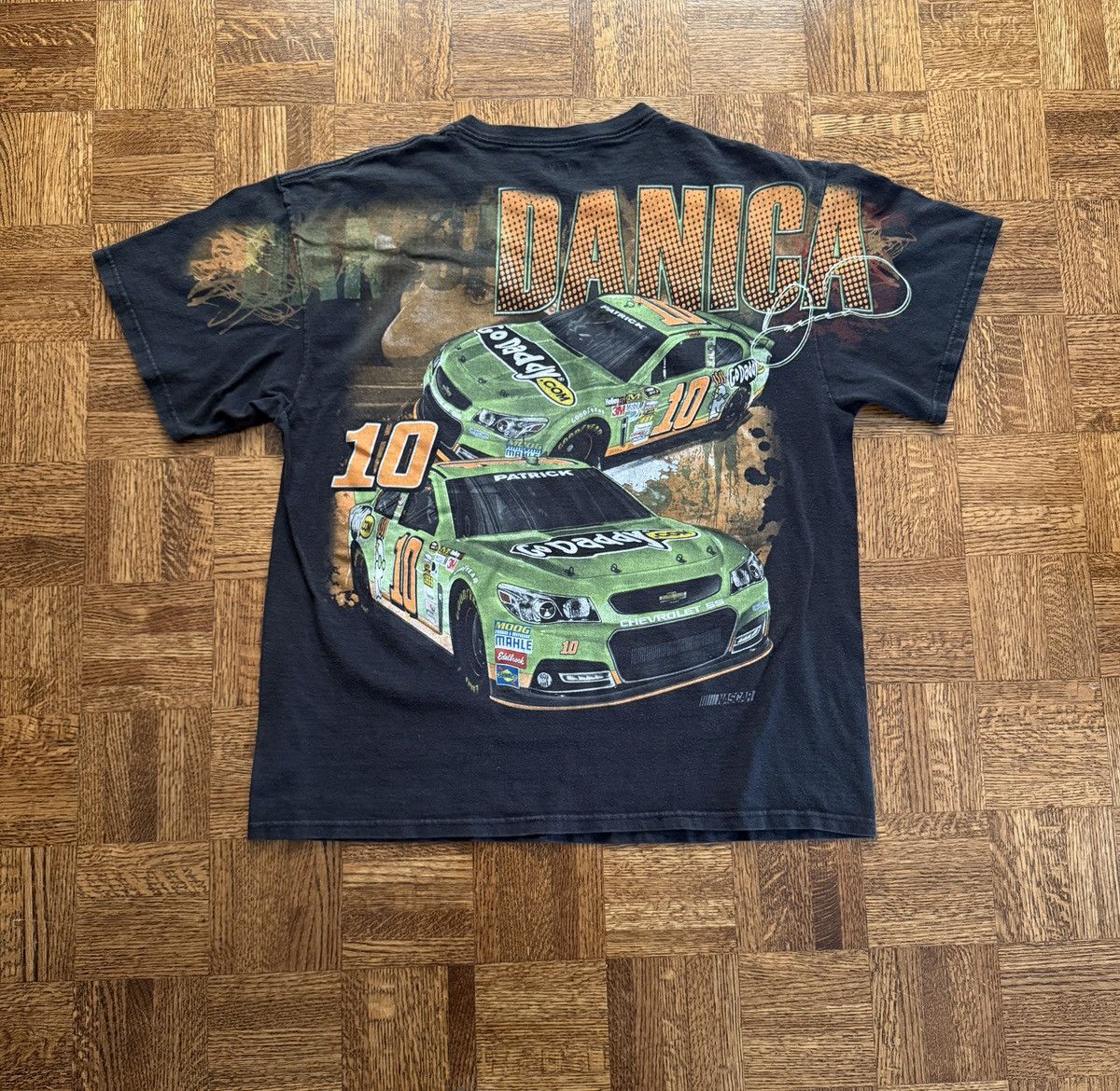 NASCAR Vintage Y2K Danica Patrick AOP Graphic Tee Size US XL / EU 56 / 4 - 2 Thumbnail