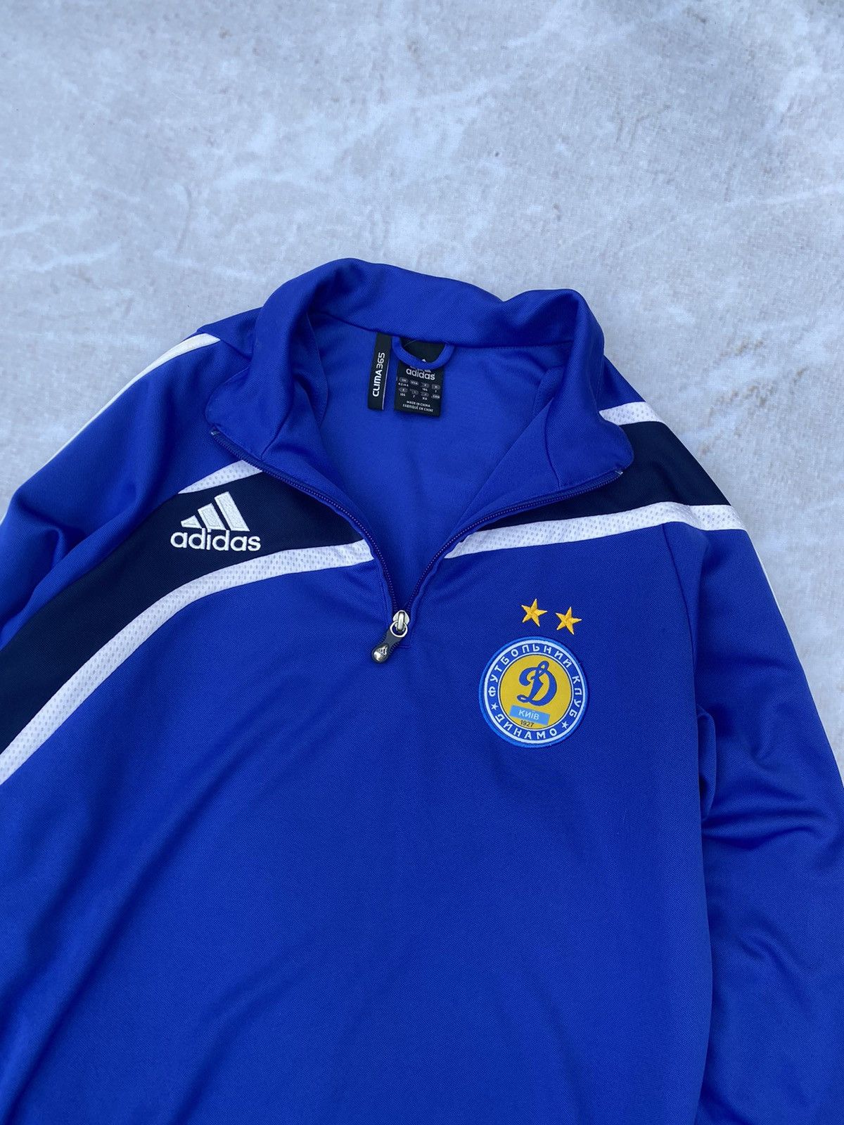 Adidas × Vintage FC Dinamo Kyiv Adidas Soccer Jersey Track Jacket 1/3 zip Size US L / EU 52-54 / 3 - 3 Thumbnail
