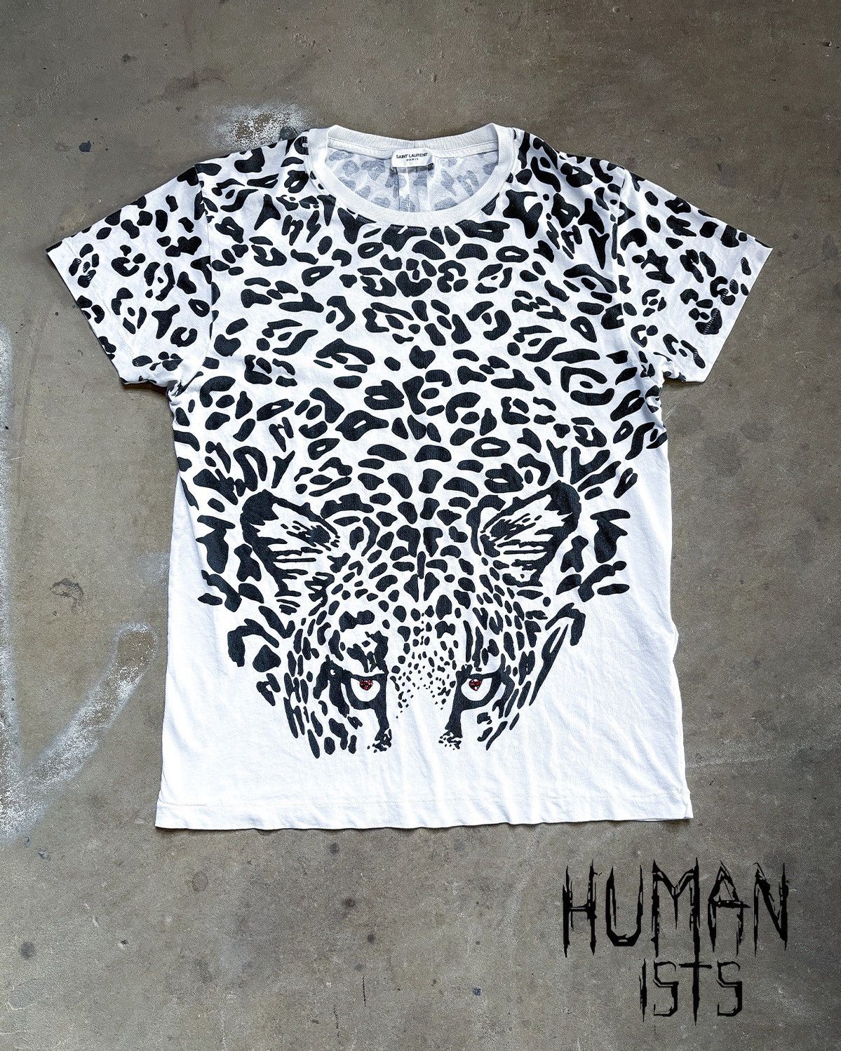 Saint Laurent Paris F/W16 GEM EYE LEOPARD T-SHIRT Size US S / EU 44-46 / 1 - 1 Thumbnail