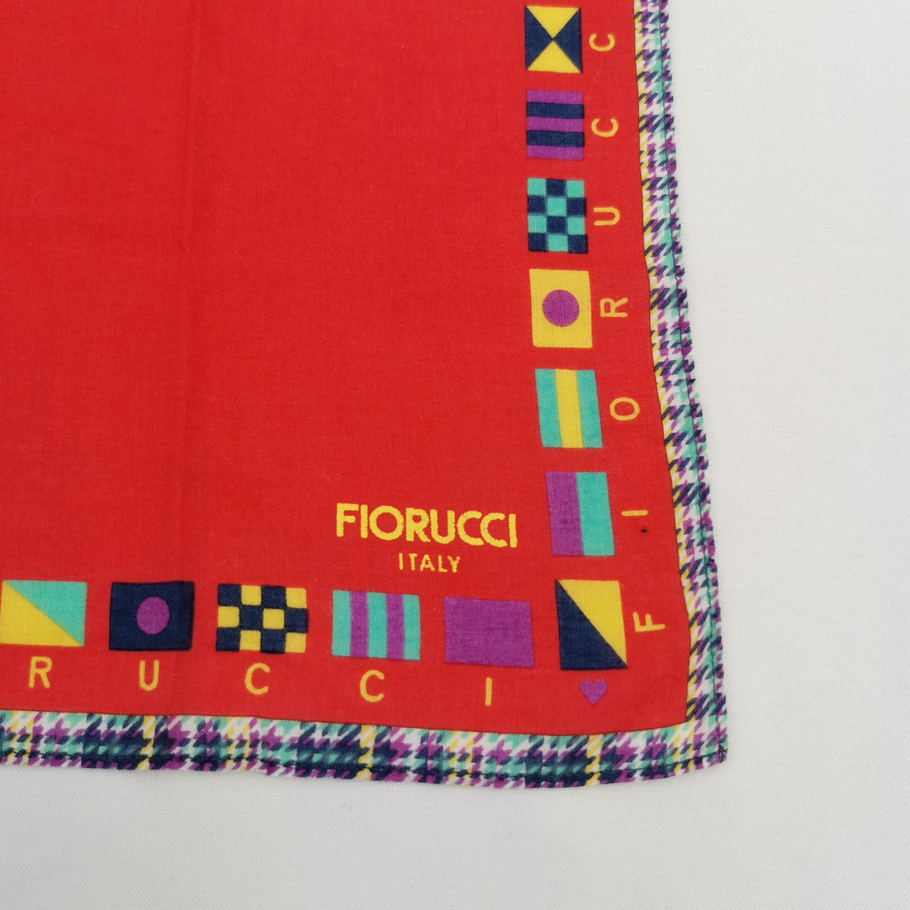 Fiorucci Vintage Fiorucci Handkerchief Neckerchief Bandana Size ONE SIZE - 3 Thumbnail