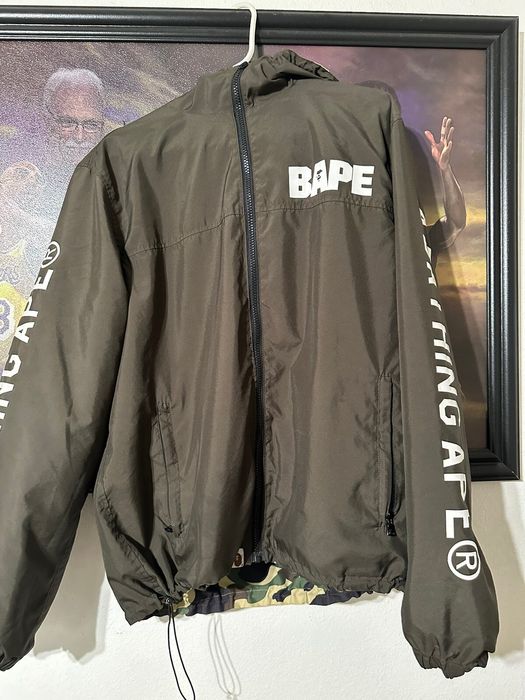 Bape 1st Camo Reversible Hoodie Jacket | Grailed