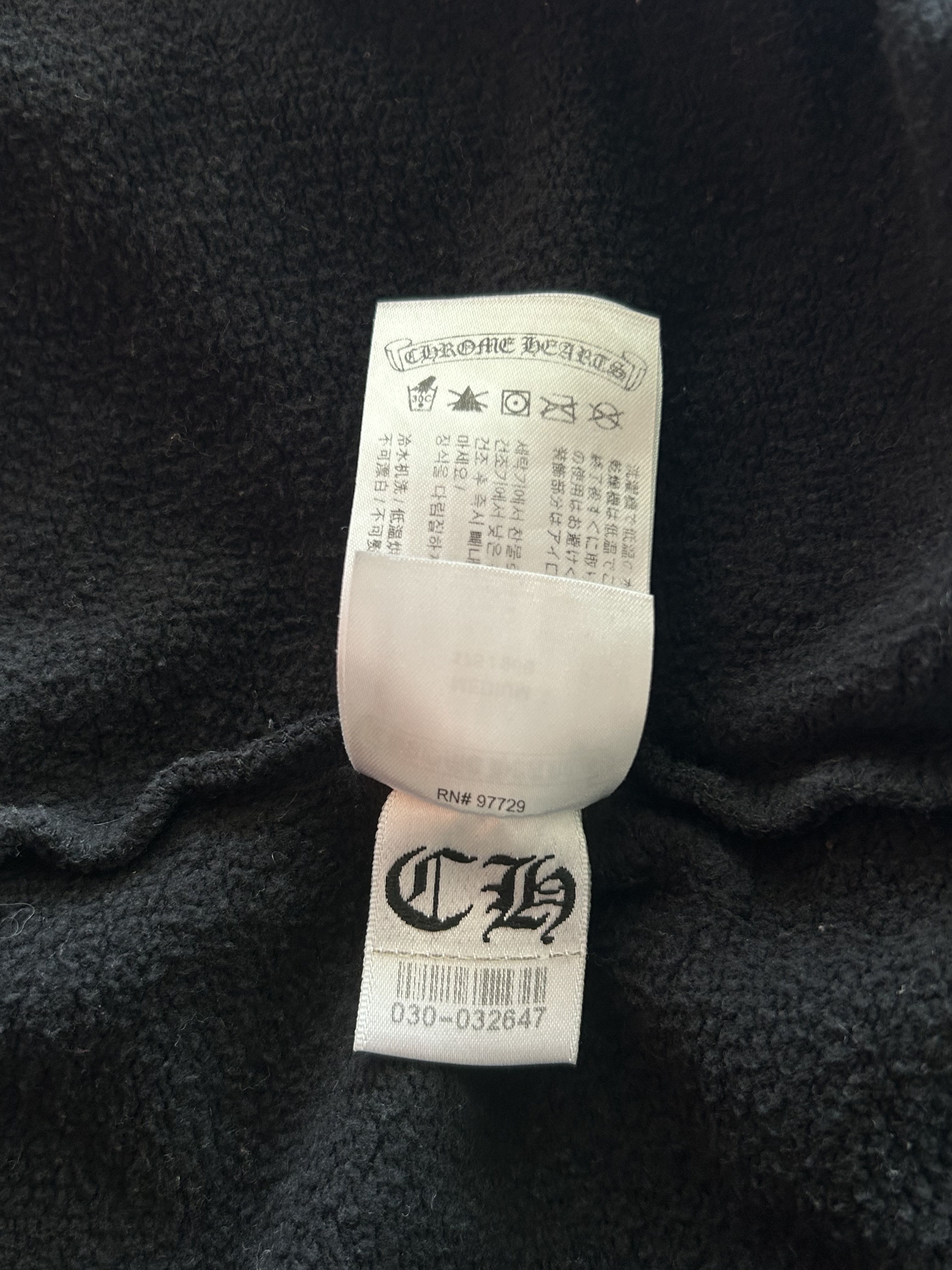Chrome Hearts Chrome Hearts Black & White T-Bar Logo Zip Up Hoodie Size US M / EU 48-50 / 2 - 7 Thumbnail