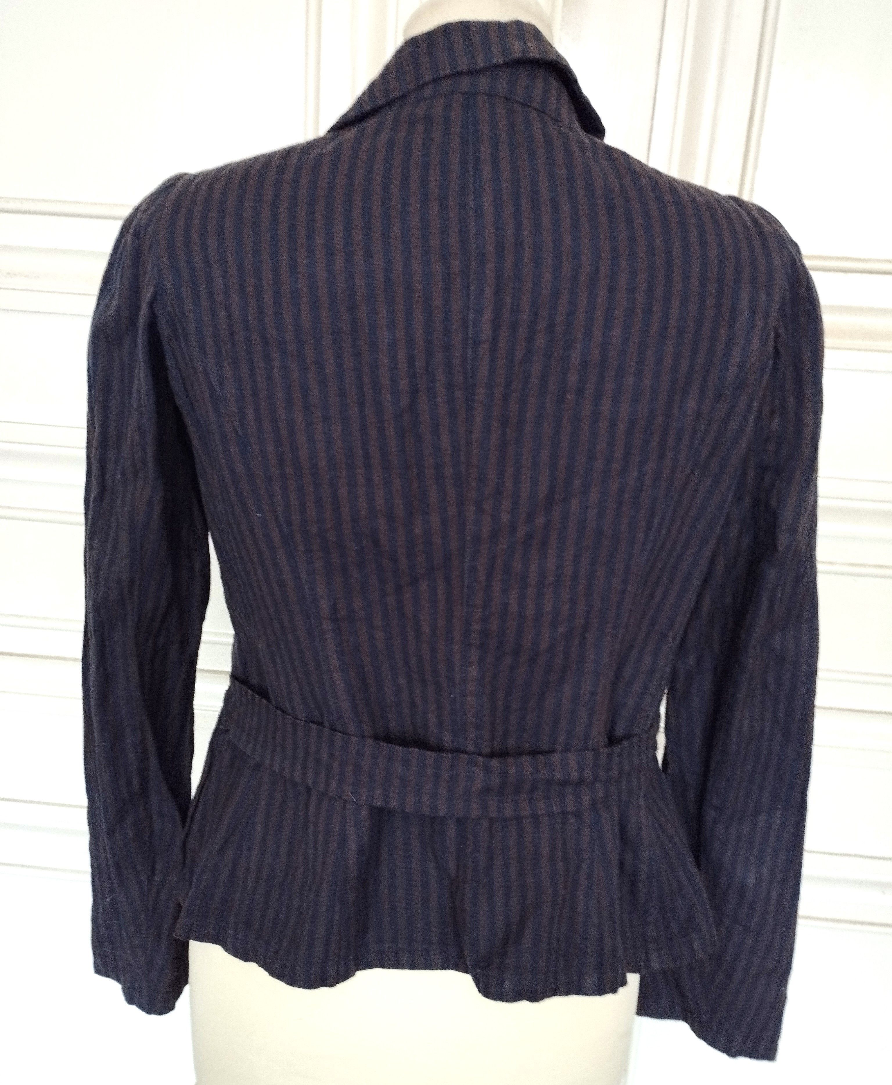 Sonia Rykiel Sonia Rykiel Veste Basque Coton et Lin T M/L Size M / US 6-8 / IT 42-44 - 3 Thumbnail