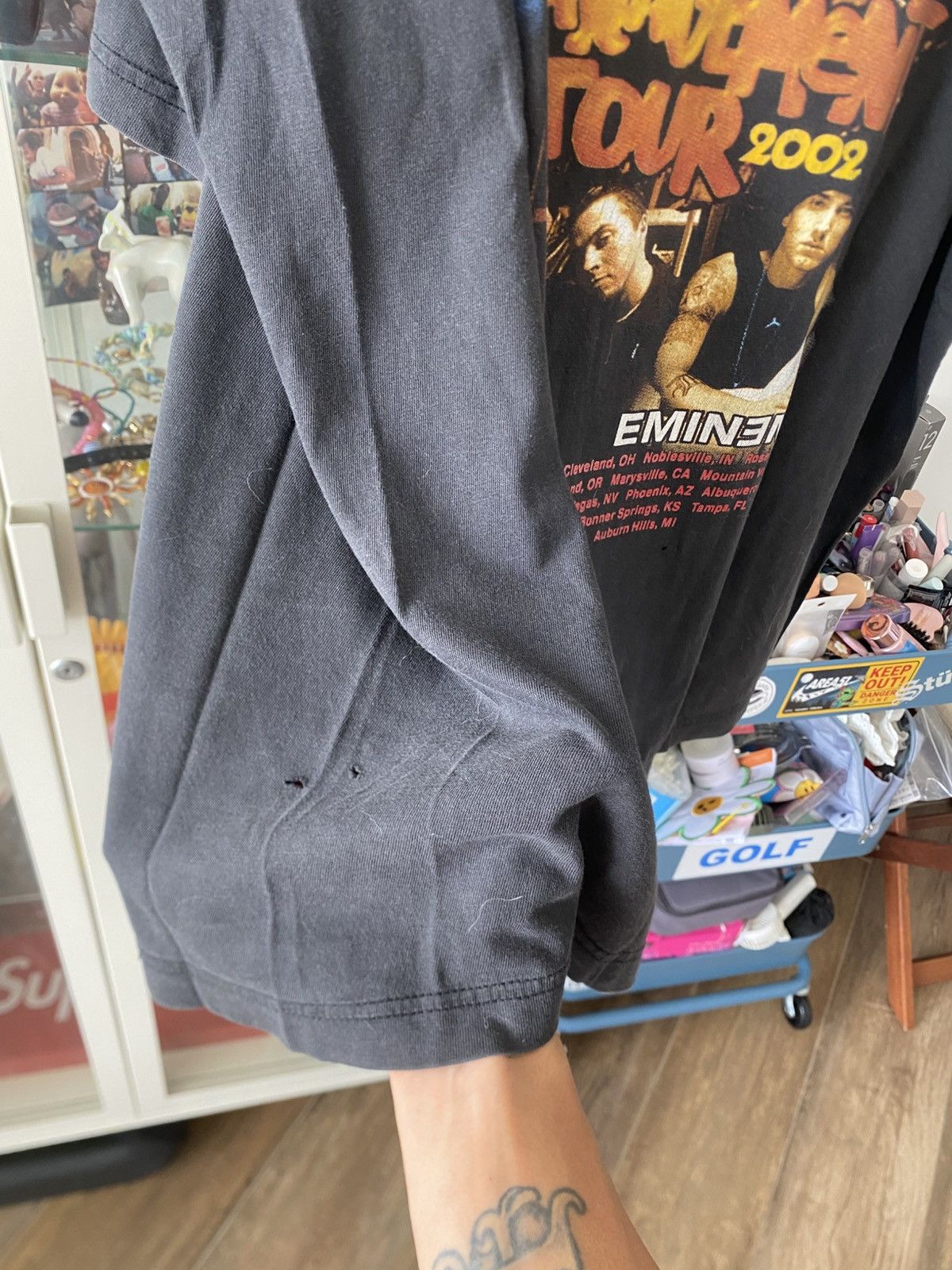 Other Vintage Eminem 90s Hiphop tee Size US XL / EU 56 / 4 - 4 Thumbnail