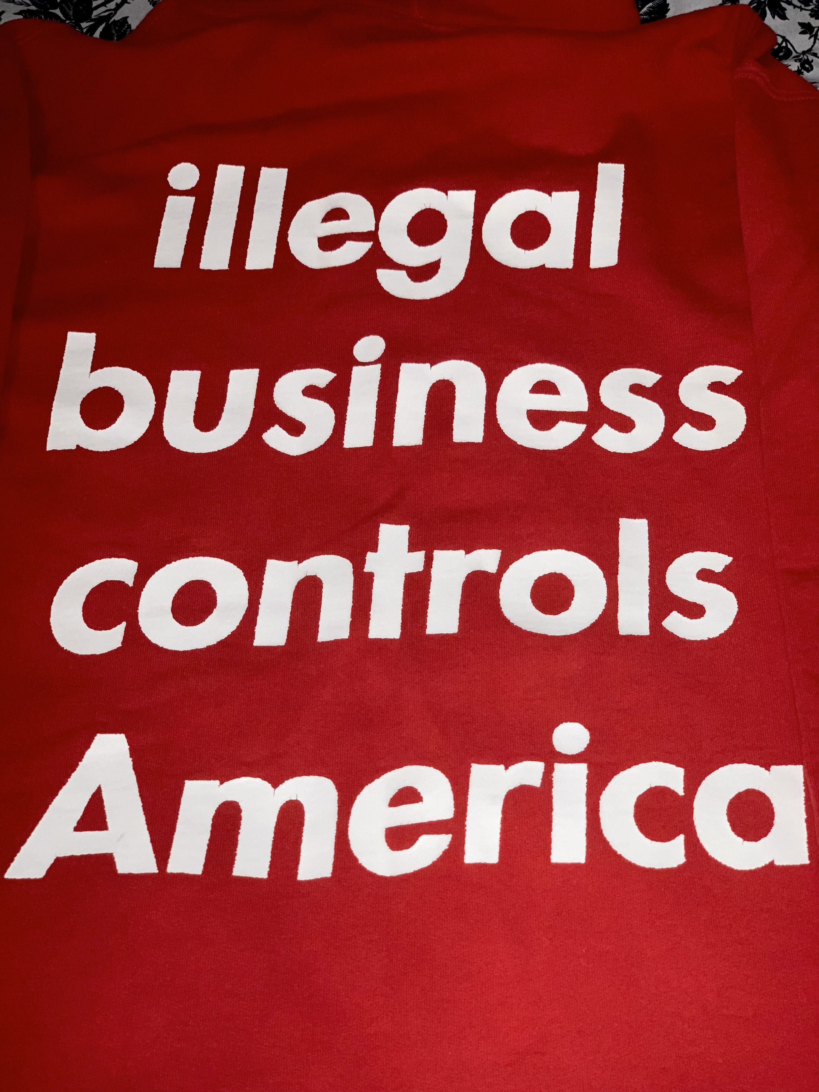Supreme Supreme SS18 Illegal Business Controls America (L) Size US L / EU 52-54 / 3 - 7 Thumbnail