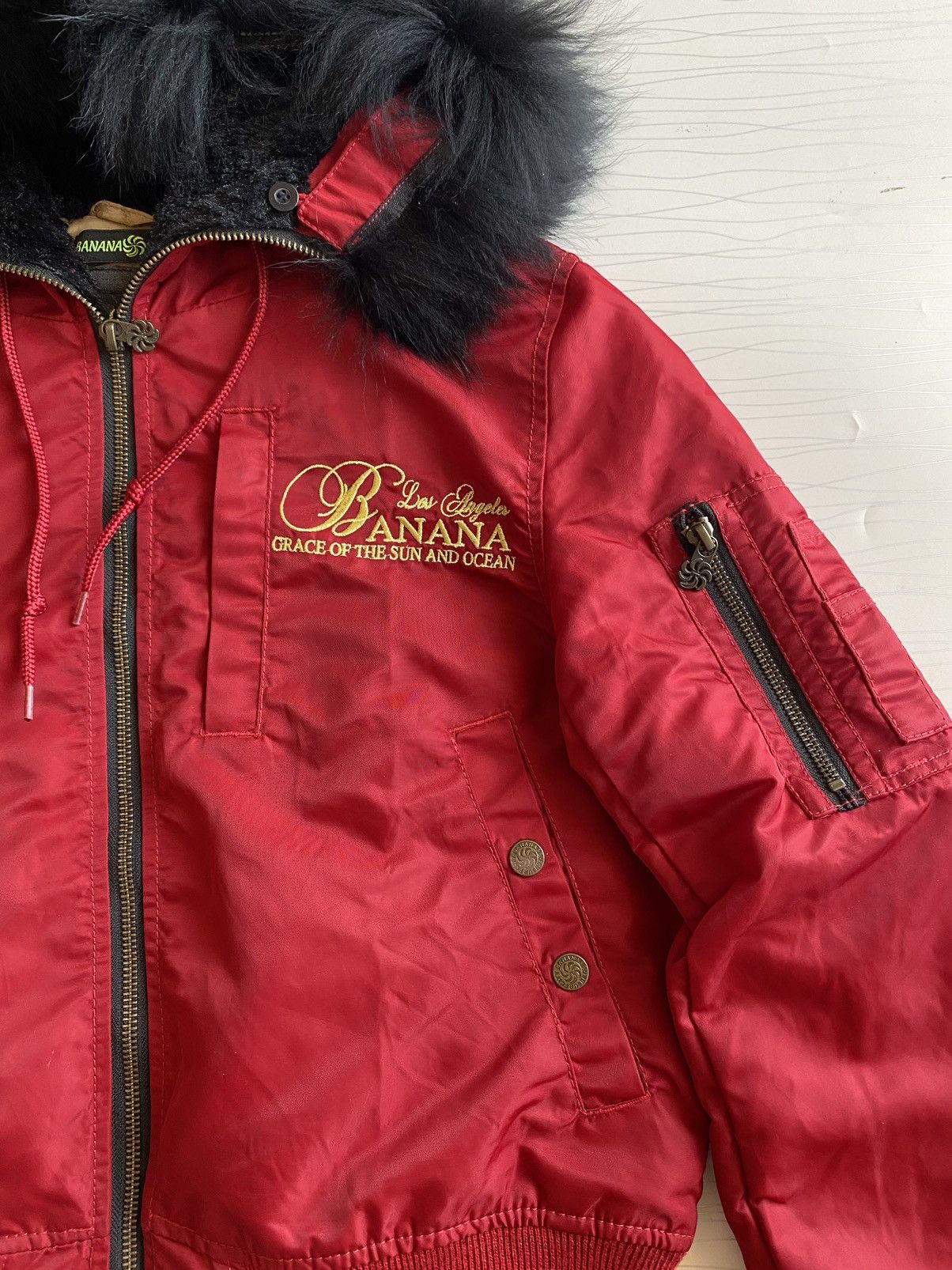 If Six Was Nine × Japanese Brand × Levi's RARE BANANA SEVEN FUR N2B BOMBER JACKET Size US XS / EU 42 / 0 - 5 Thumbnail