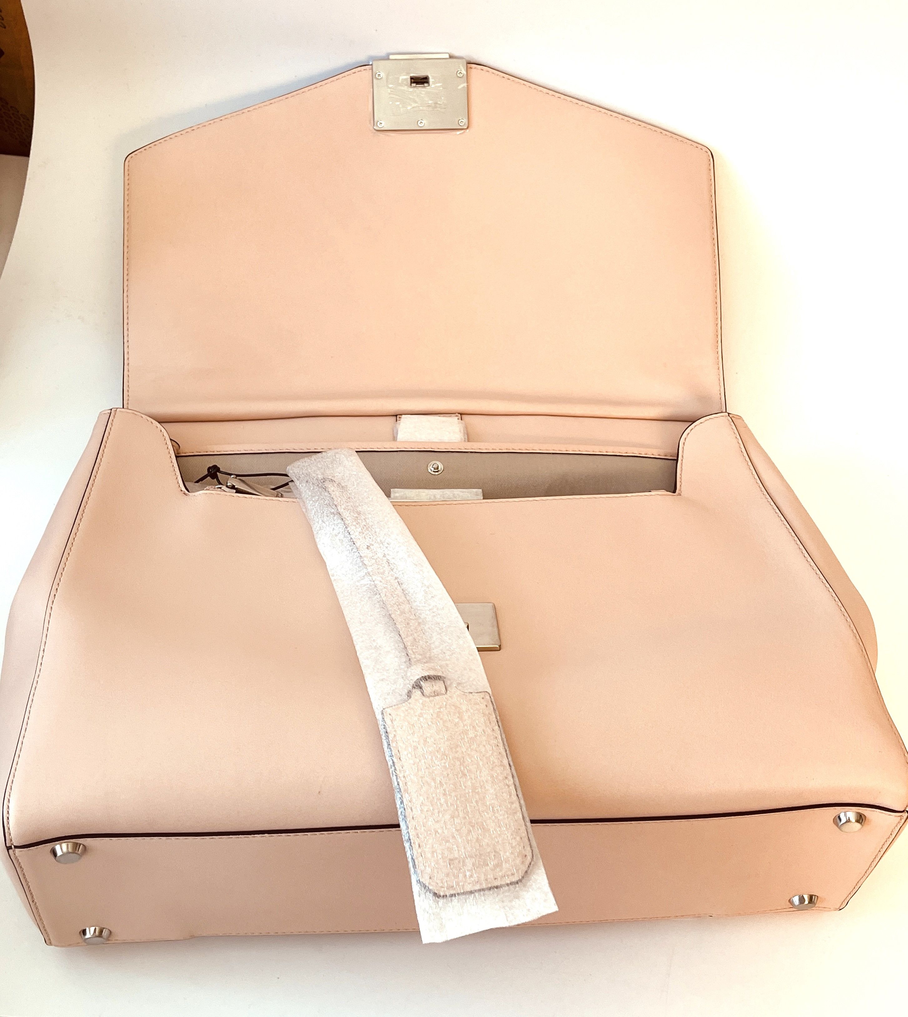 Tumi TUMI MARIELLA WOMEN'S TAVI SATCHEL MESSENGER PINK LEATHER Size ONE SIZE - 4 Thumbnail