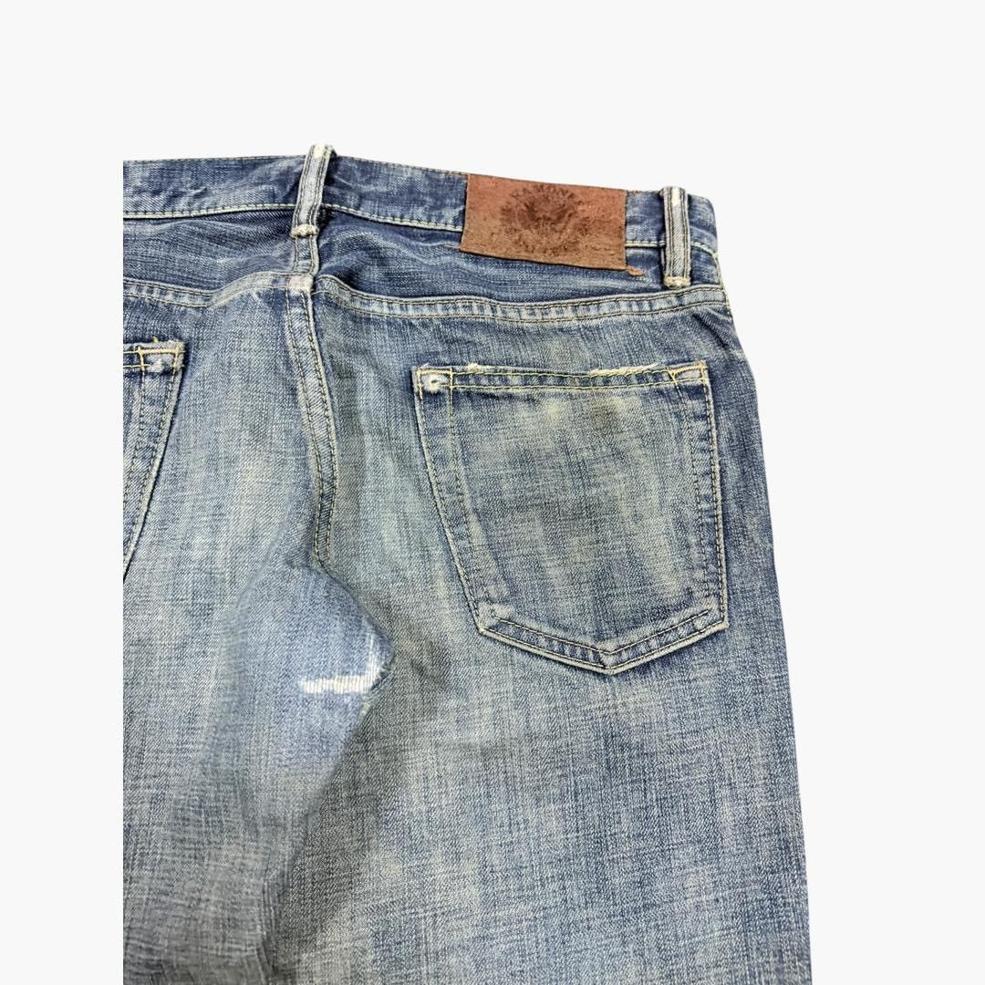 Hysteric Glamour Vtg💥Hysteric Glamour X Ramones Ripped Disstresed Jeans Size US 32 / EU 48 - 16 Thumbnail