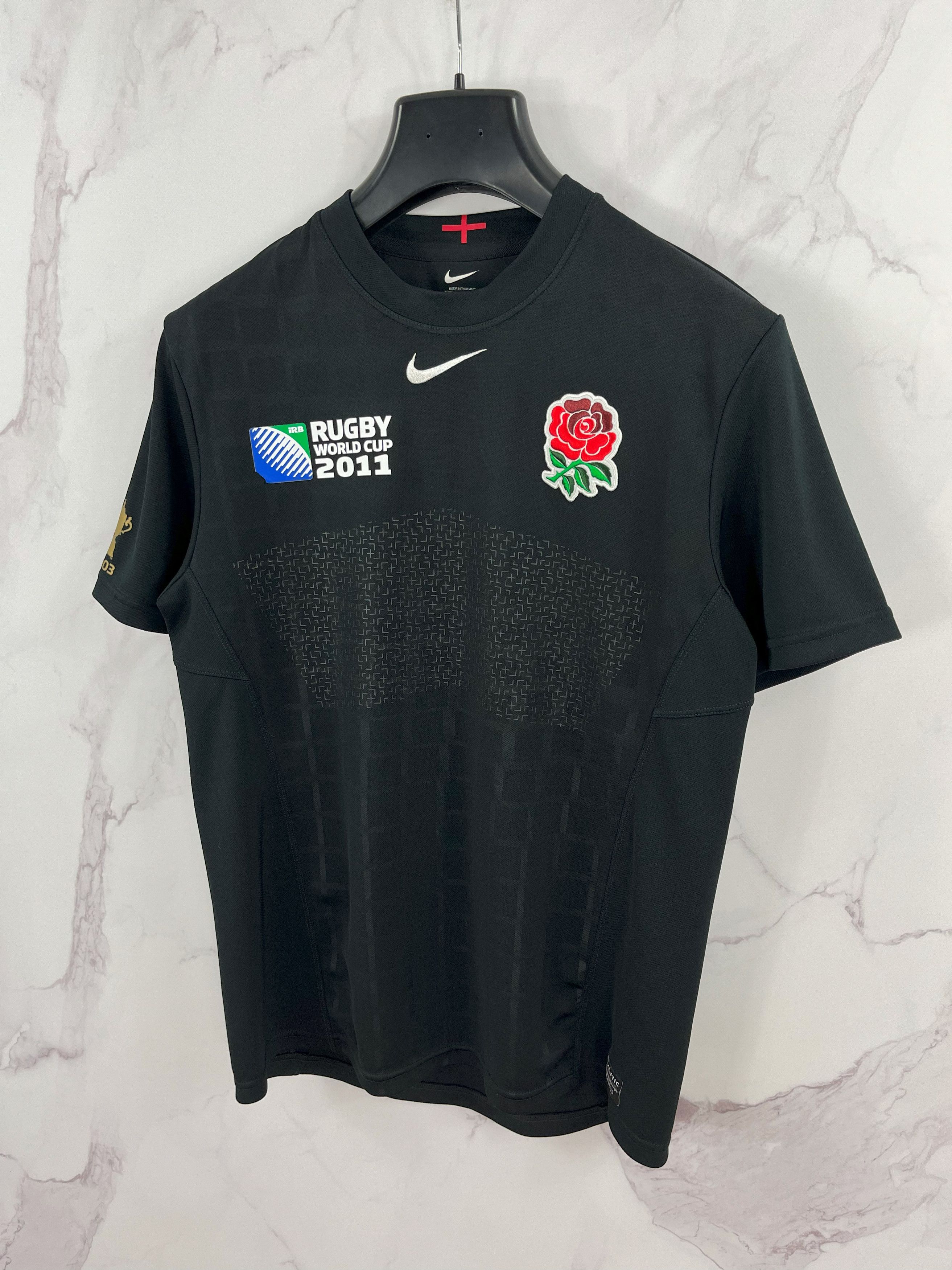 Nike Nike England Rugby World Cup 2011 Pro Jersey Center Swoosh | Grailed