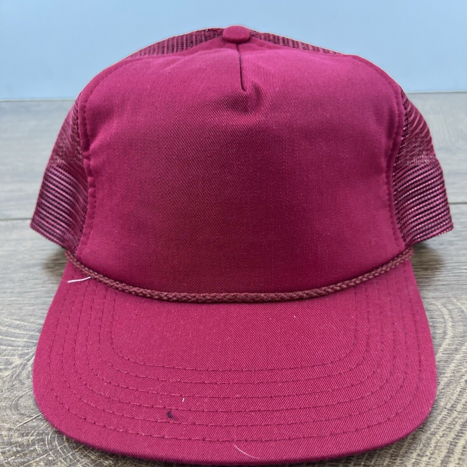 Other Maroon Snapback Hat Red Cap Hat Adjustable Hat Red Adult Hat Size ONE SIZE - 4 Thumbnail