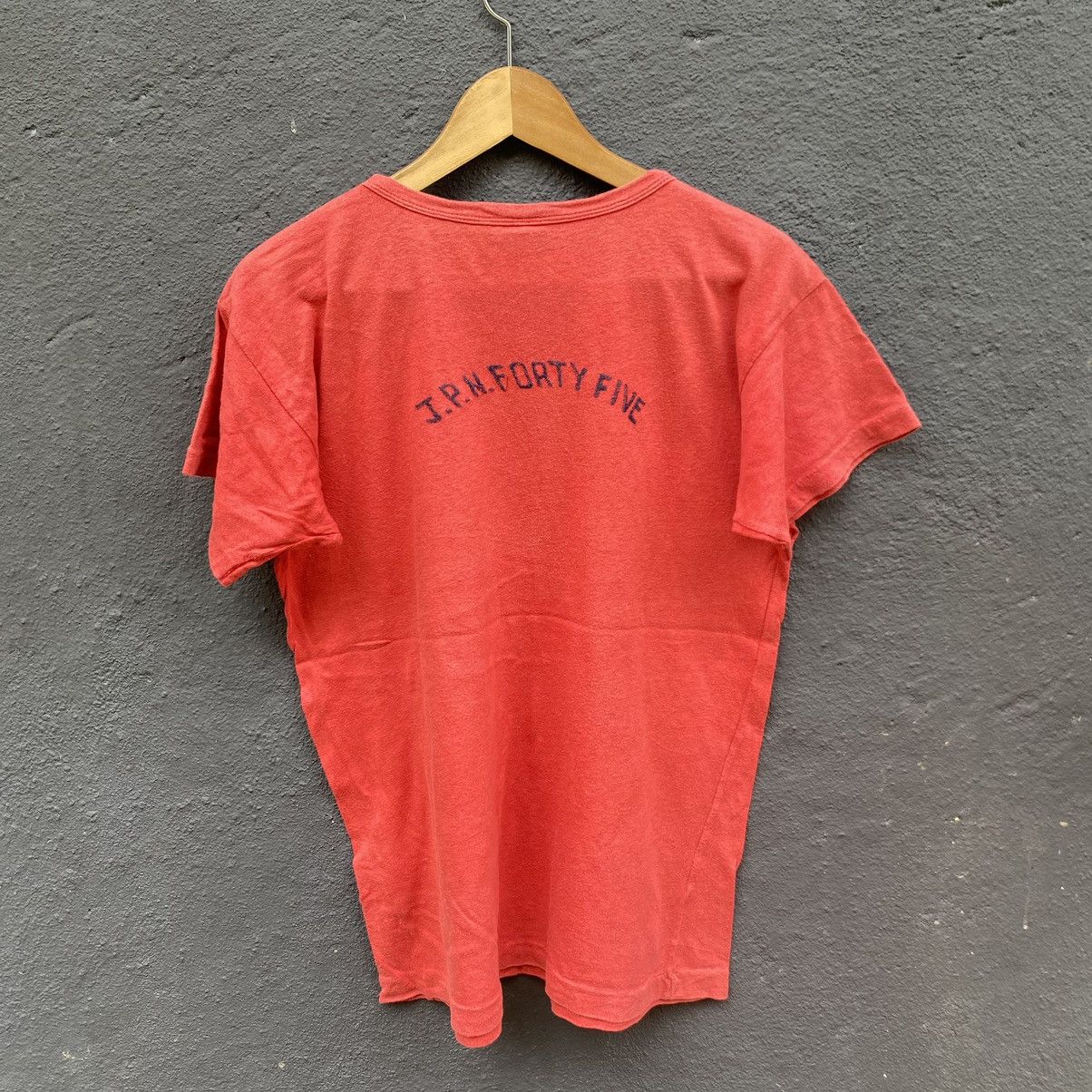 45rpm Thrashed Faded Vintage 45 RPM Japanese Brand ERD GRUNGE TEE Size US M / EU 48-50 / 2 - 2 Thumbnail