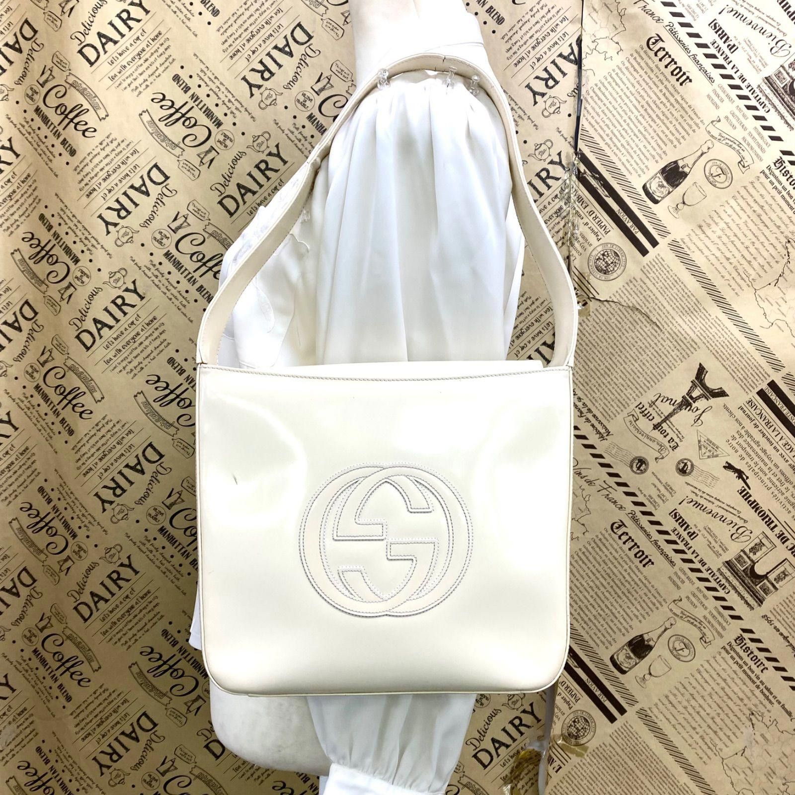 Gucci Gucci - White Leather Shoulder Bag Size ONE SIZE - 2 Thumbnail