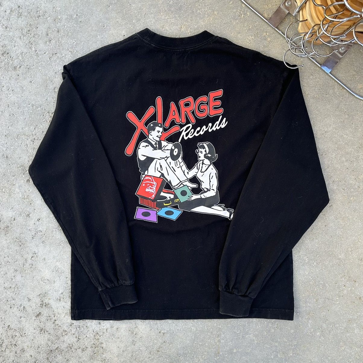 Xlarge Xlarge Records Vintage Style Long Sleeve Graphic Skate Tee Size US L / EU 52-54 / 3 - 1 Thumbnail