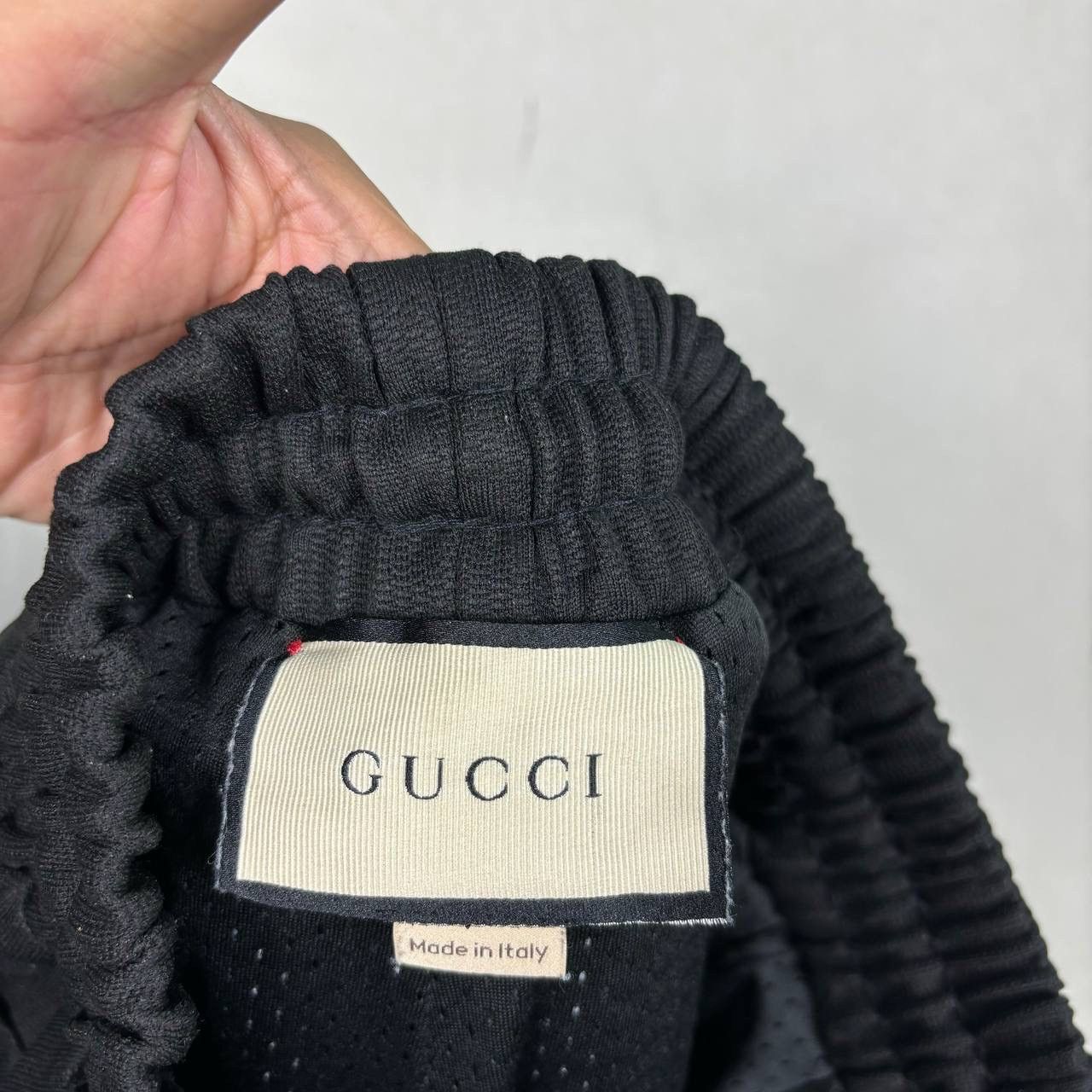 Gucci FINAL DROP! Gucci GG Jacquard Web Stripe Shorts Black Size S Size US 30 / EU 46 - 7 Thumbnail