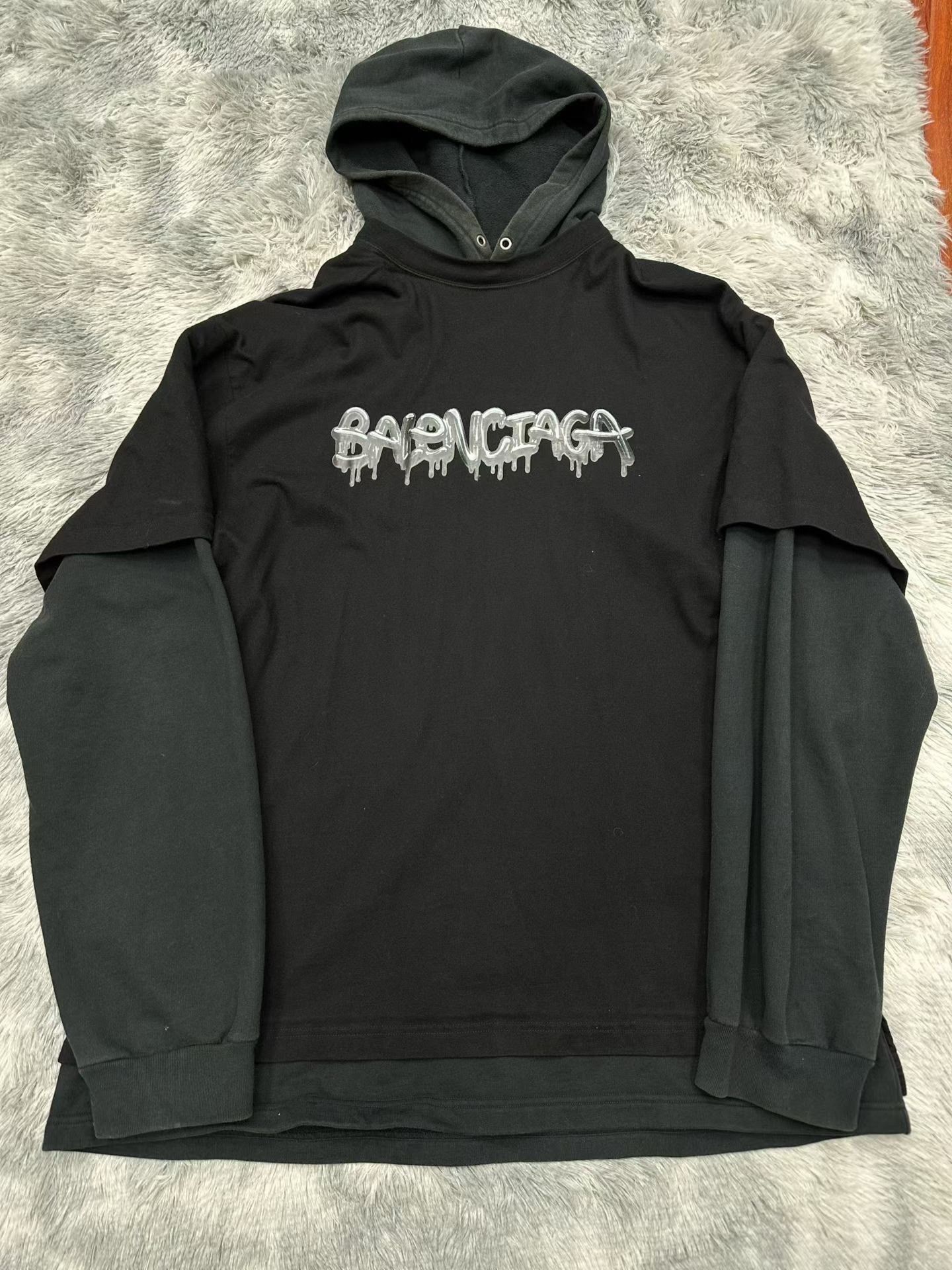 Balenciaga Balenciaga Clear Hoodie l Men Size US L / EU 52-54 / 3 - 1 Thumbnail