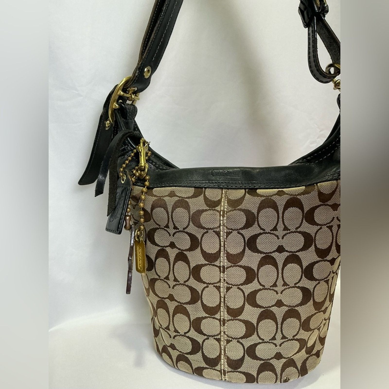 Coach Vintage Coach Bleeker Khaki Tan Bag Hobo Convertible Strap Size ONE SIZE - 4 Thumbnail