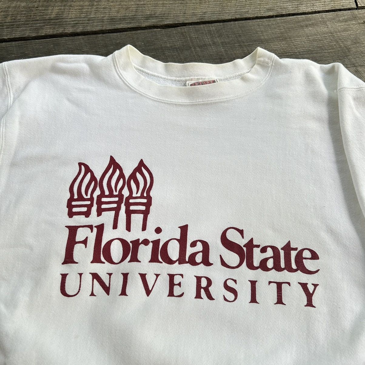 Nutmeg Vintage 90s Florida State Reverse Weave Style Sweatshirt Size US XL / EU 56 / 4 - 8 Thumbnail
