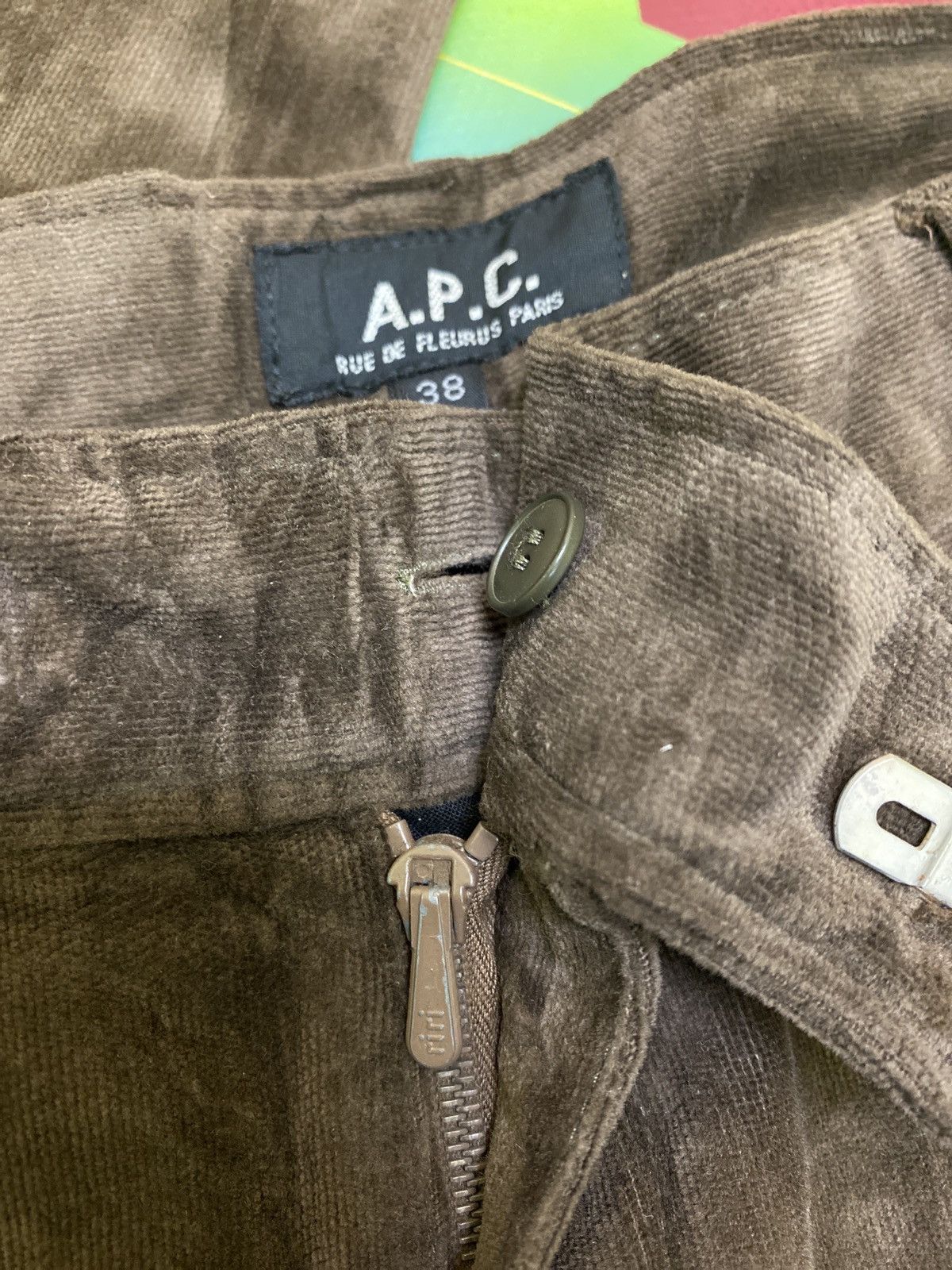 A.P.C. × Vintage Vintage APC France Riri Zip Velvet Pant Size US 27 - 18 Thumbnail