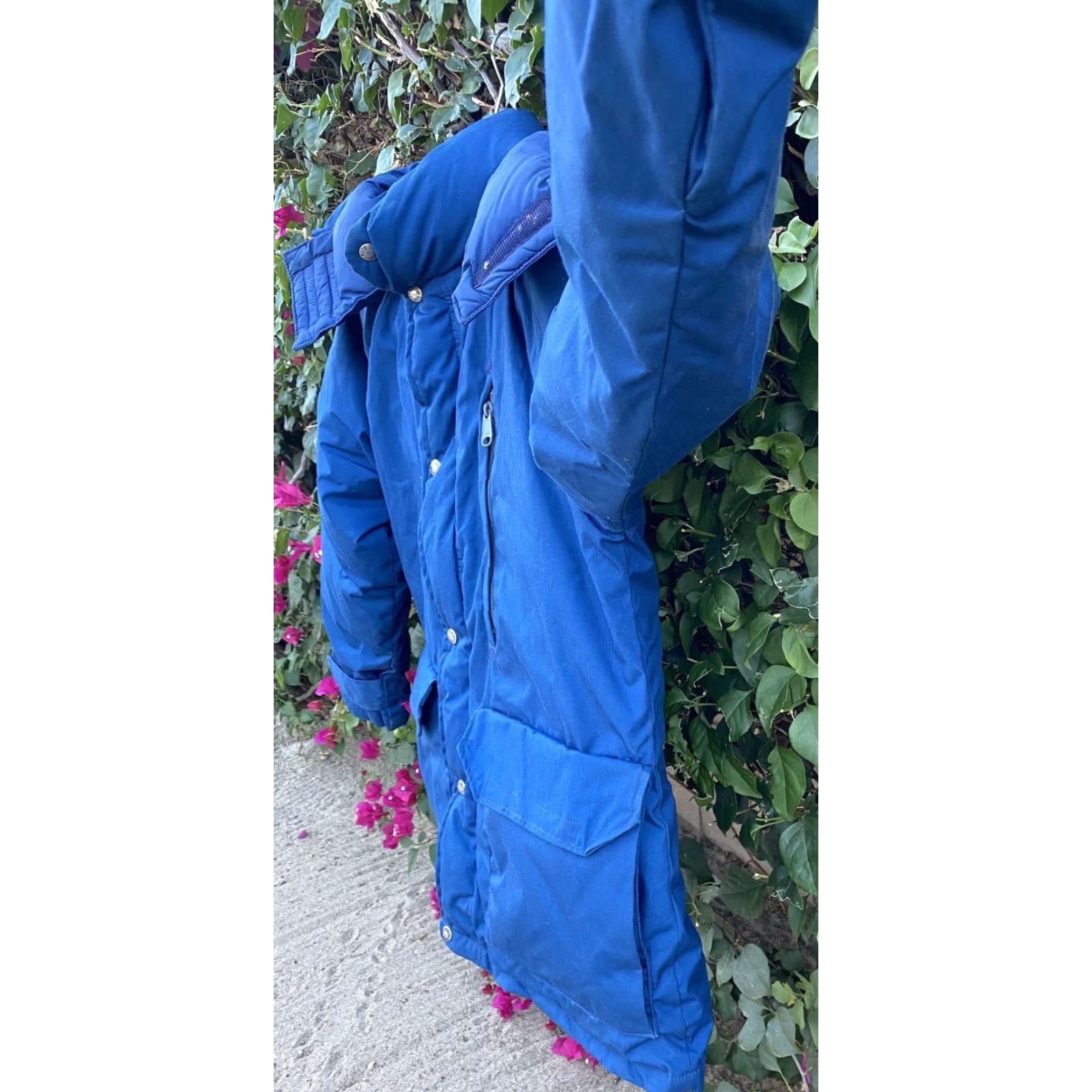 The North Face VINTAGE The North Face Brown Label Down Parka Jacket XS Blue 80s 70s Hooded Mens Size US XS / EU 42 / 0 - 7 Thumbnail